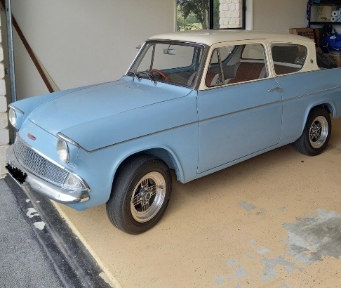 1960 FORD ANGLIA 4 SP MANUAL 2D SEDAN 