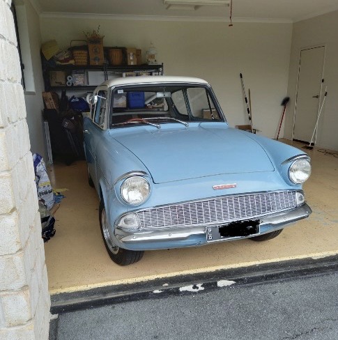 1960 FORD ANGLIA 4 SP MANUAL 2D SEDAN 