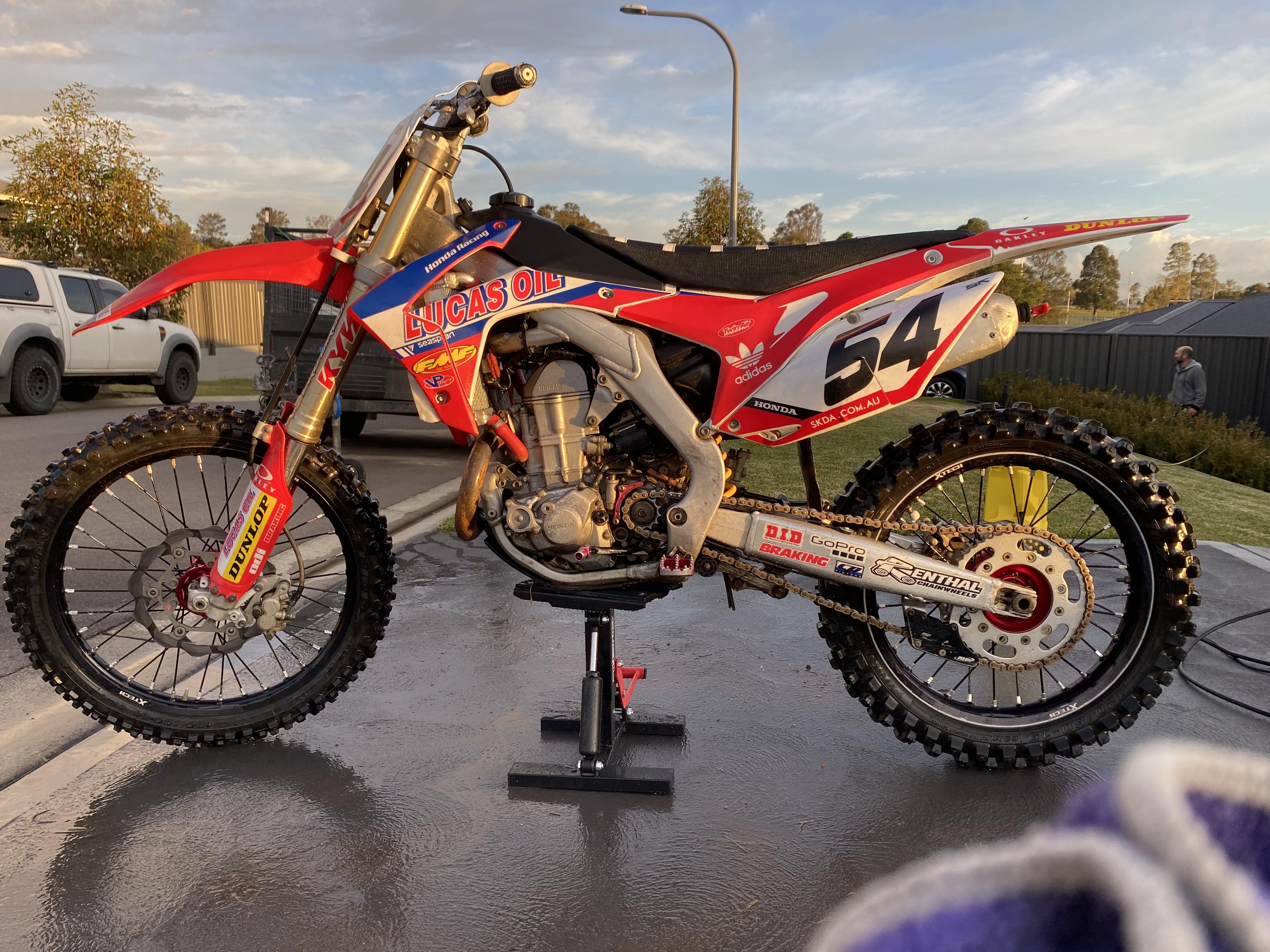 2015 HONDA CRF450R MOTOCROSS