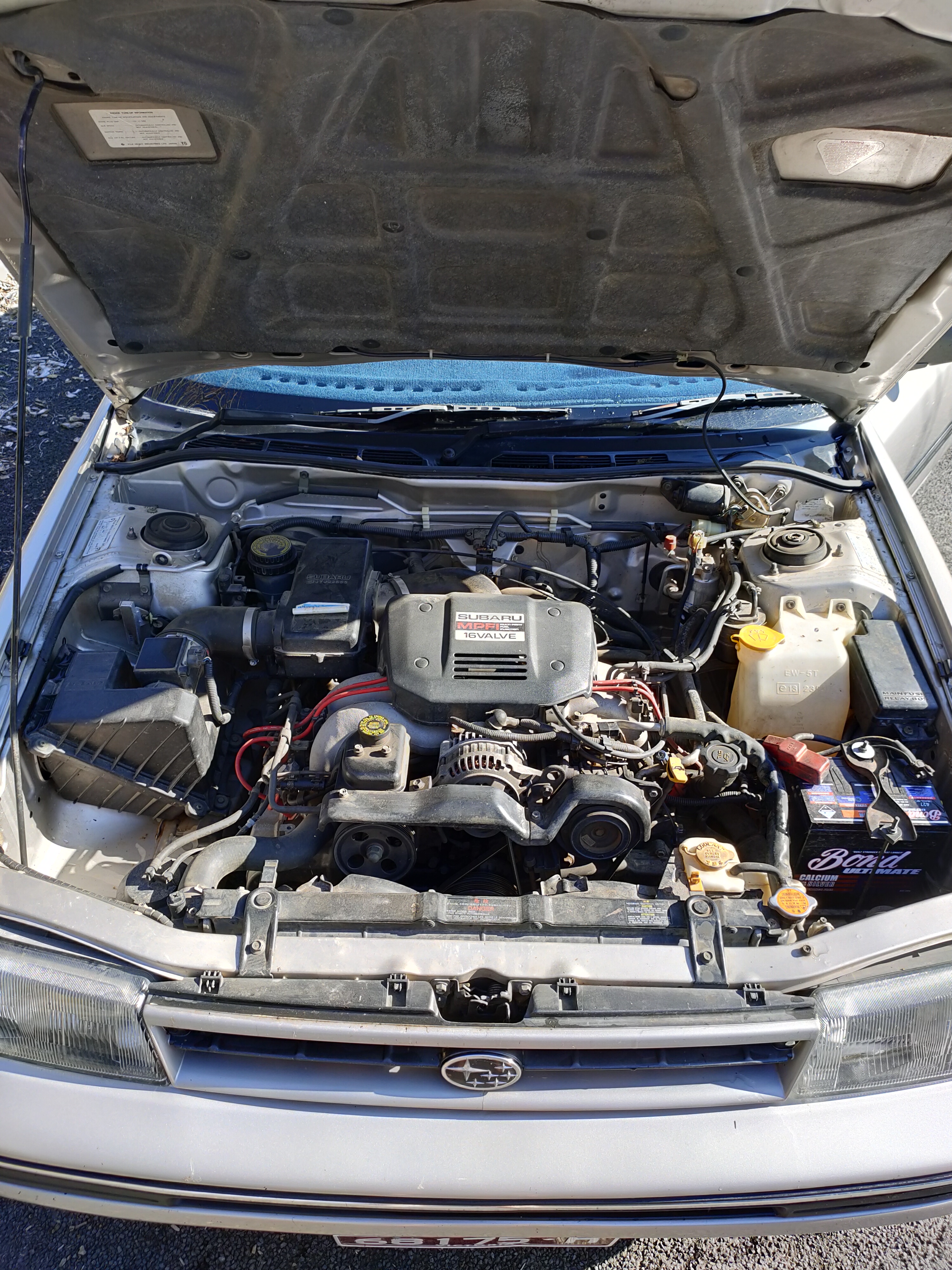 1990 SUBARU LIBERTY LX 4 SP AUTOMATIC 4D SEDAN 