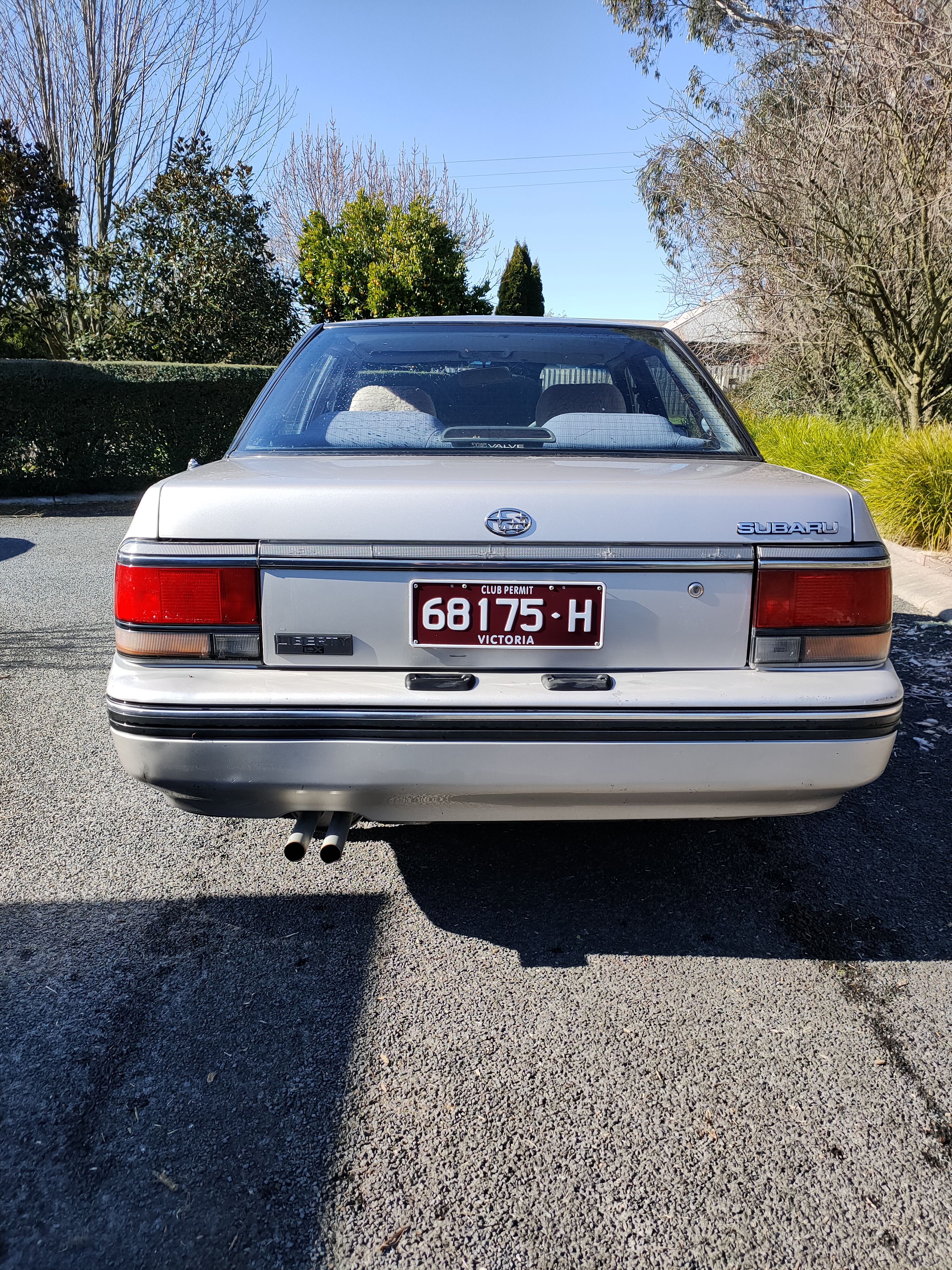 1990 SUBARU LIBERTY LX 4 SP AUTOMATIC 4D SEDAN