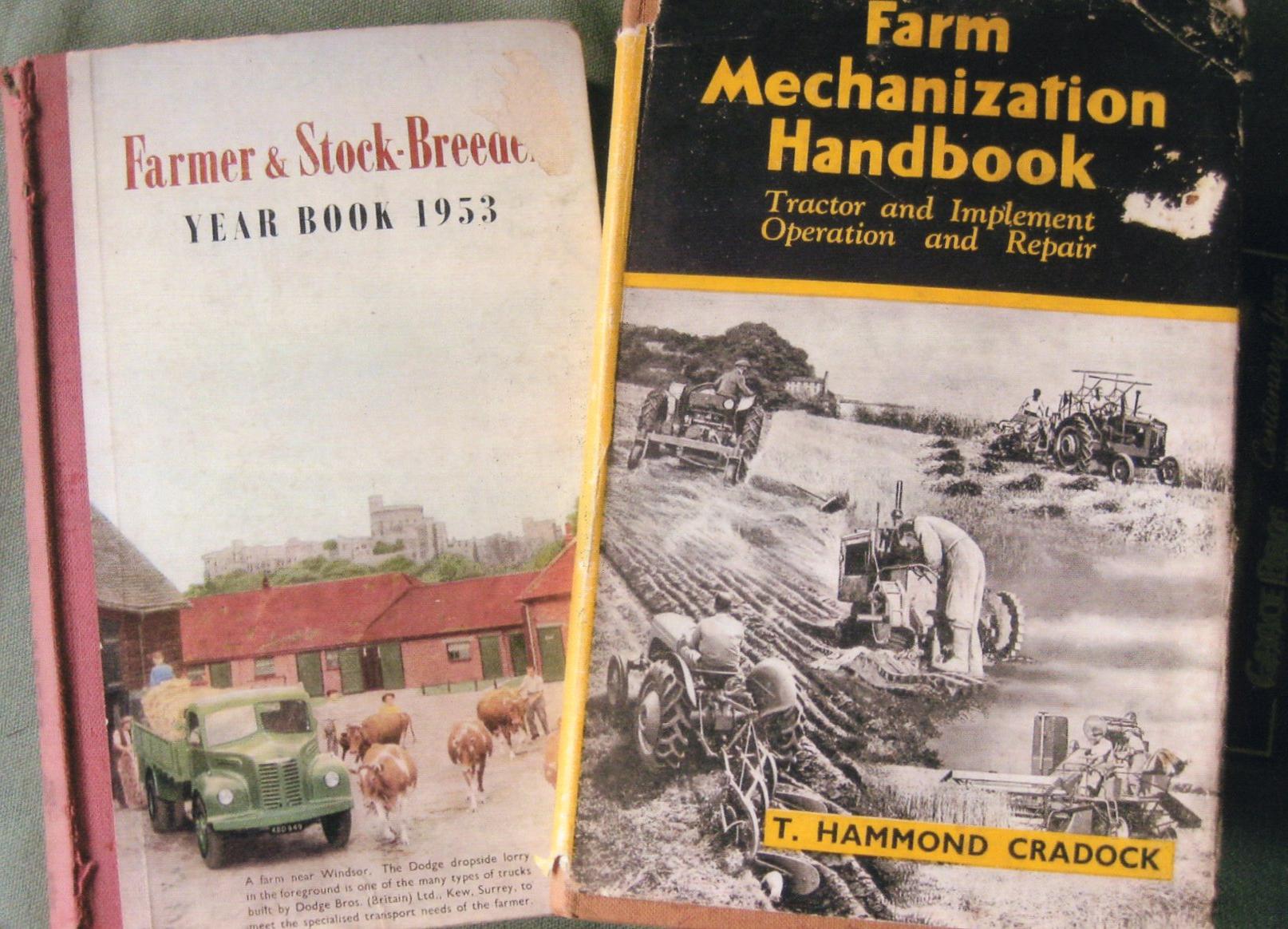 FARM BOOKS: STOCK BREEDING 1953 & MECHANICAL INFO