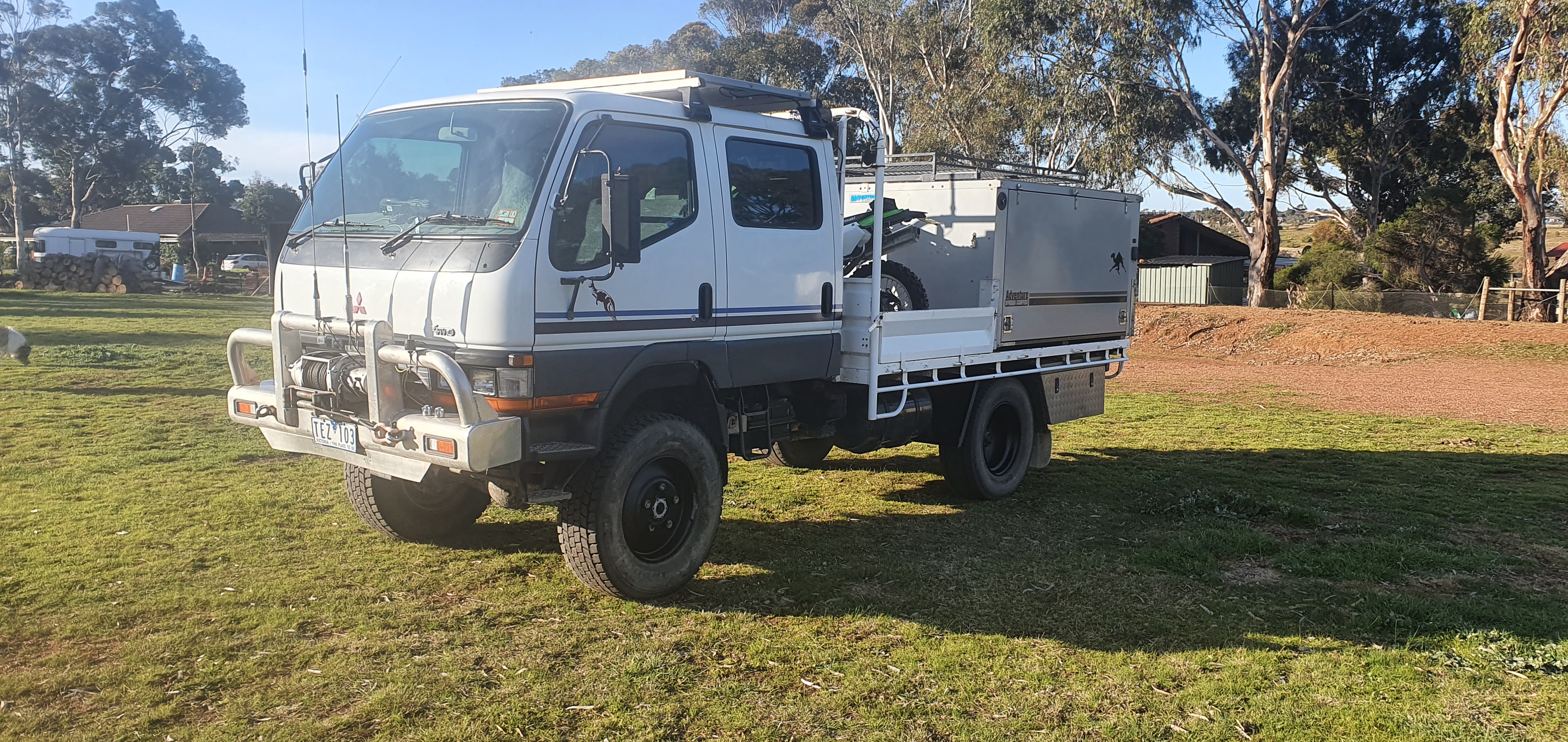 1998 MITSUBISHI CANTER 4X4 CREW CAB 