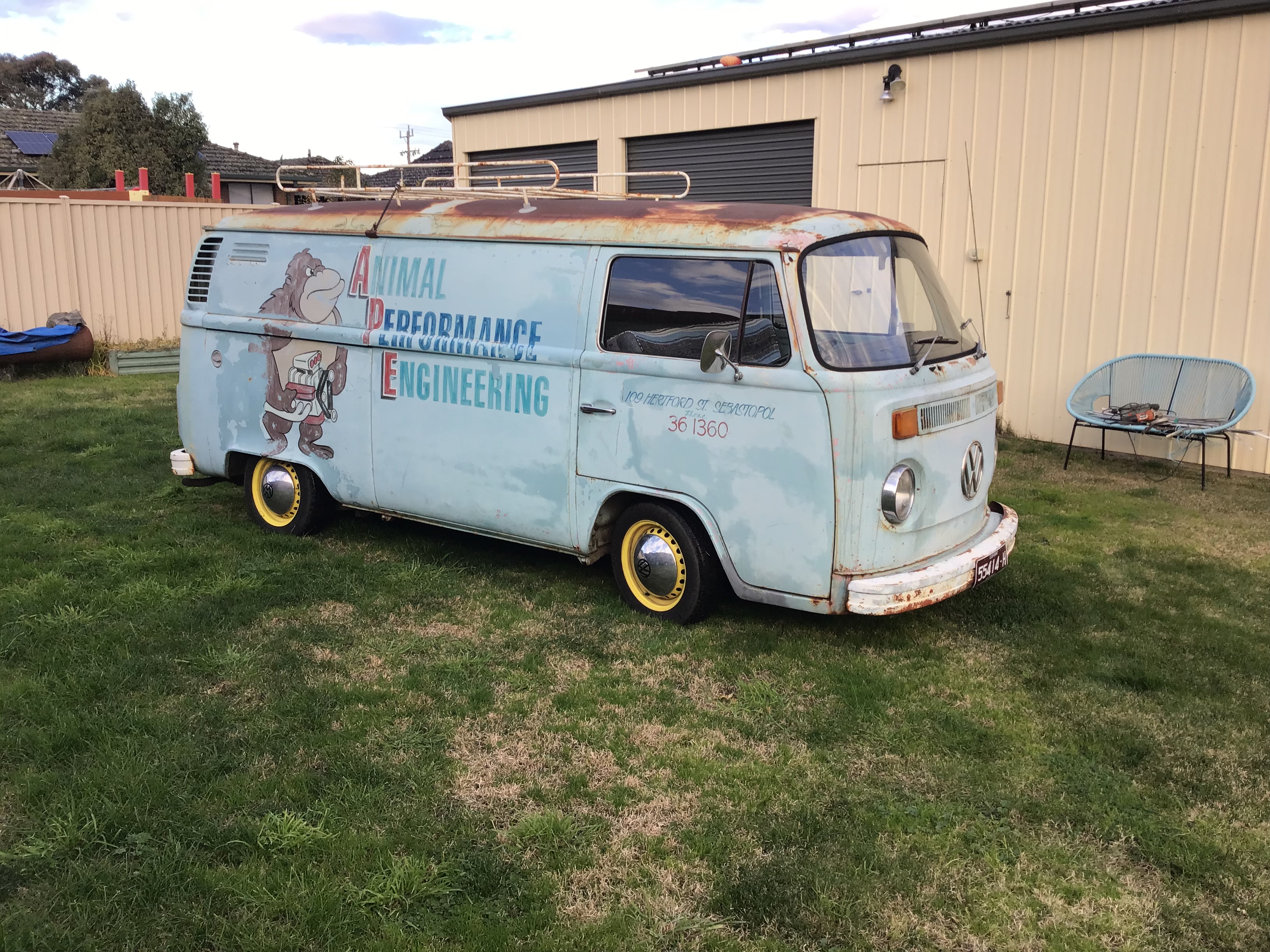 1974 VOLKSWAGEN WINDOWLESS PANELVAN