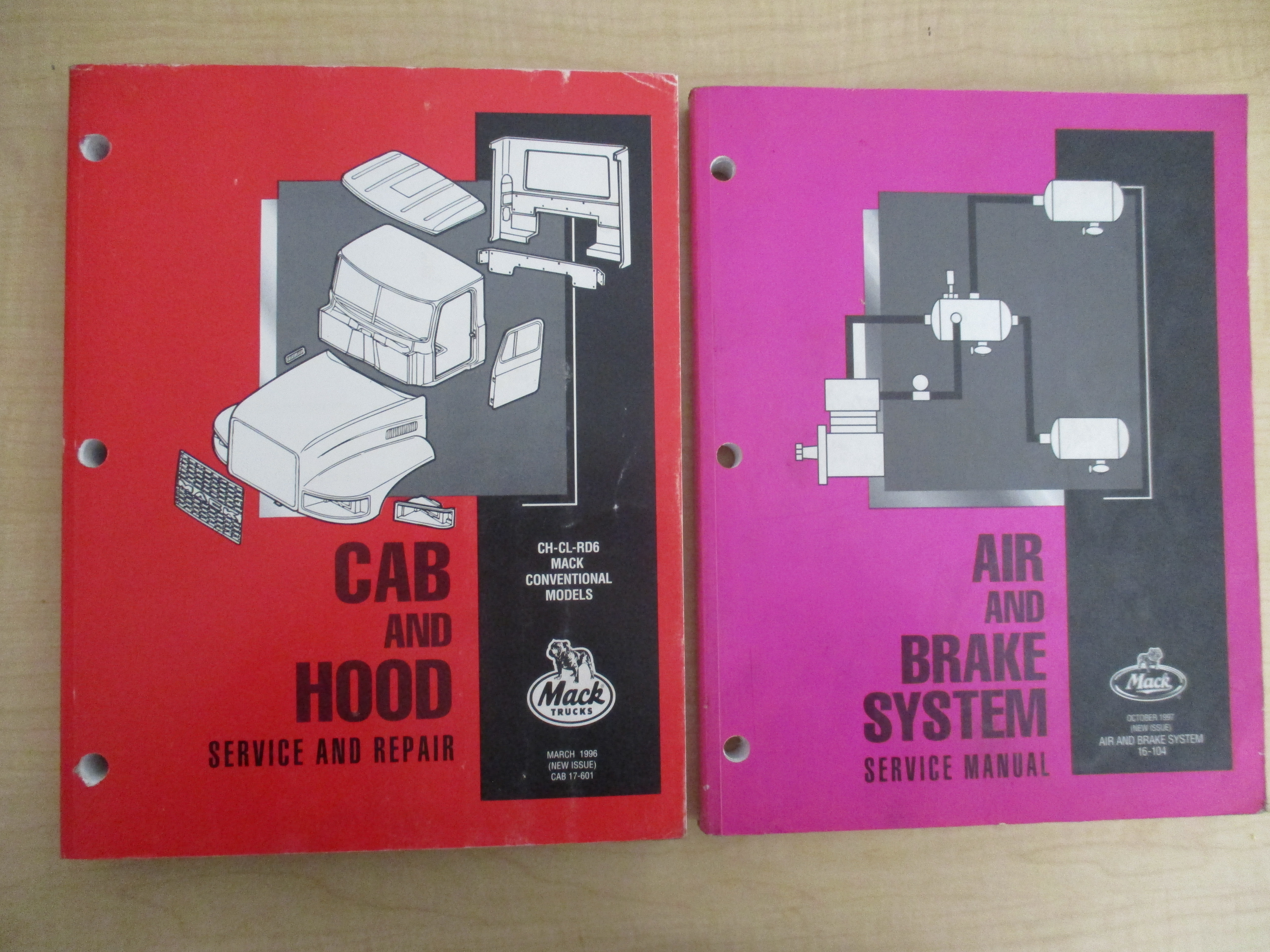 MACK CH-CL-RD6 CAB & HOOD REPAIR MANUAL