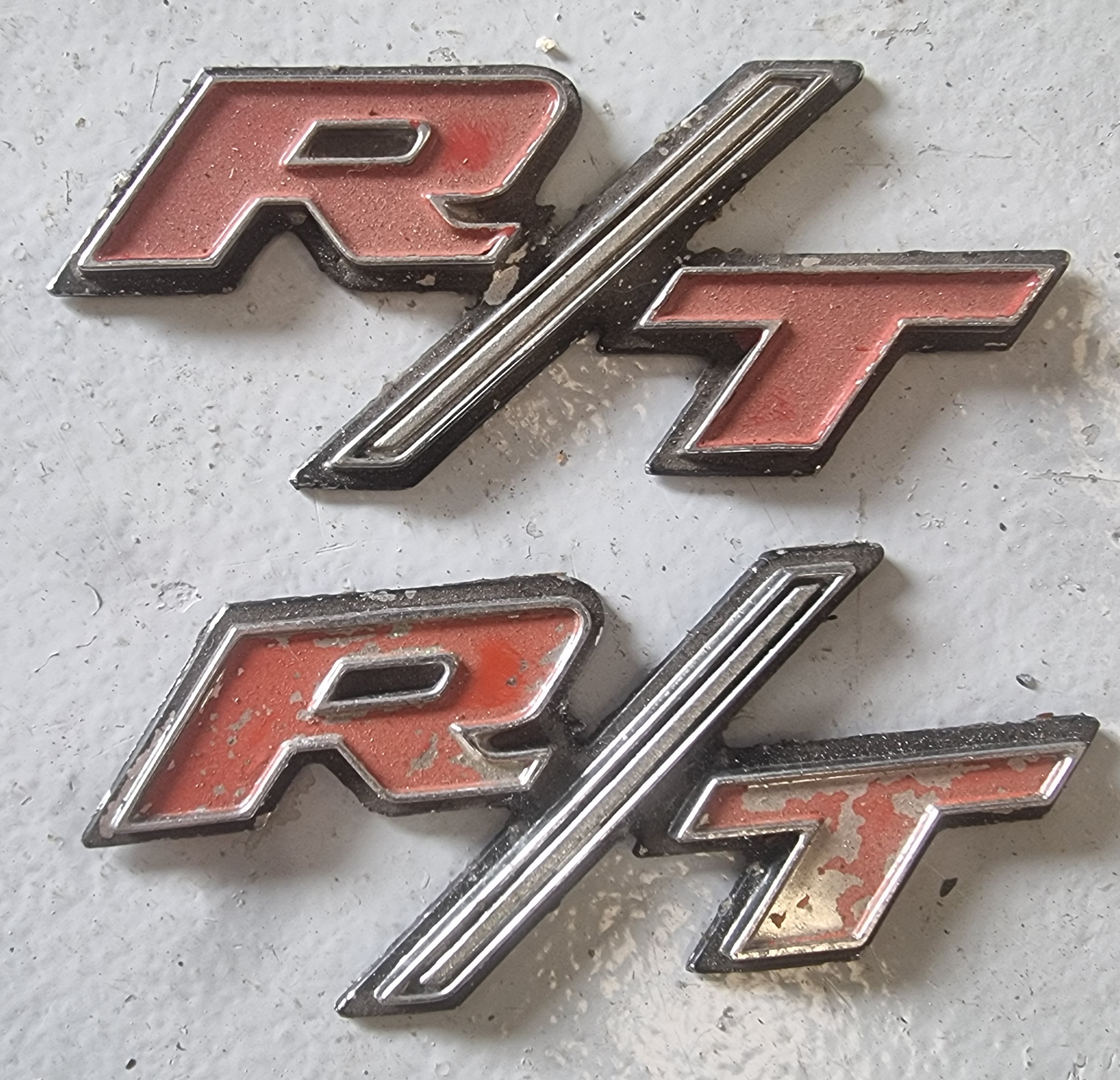 MOPAR DODGE CHALLENGER OEM R/T BADGES EMBLEMS
