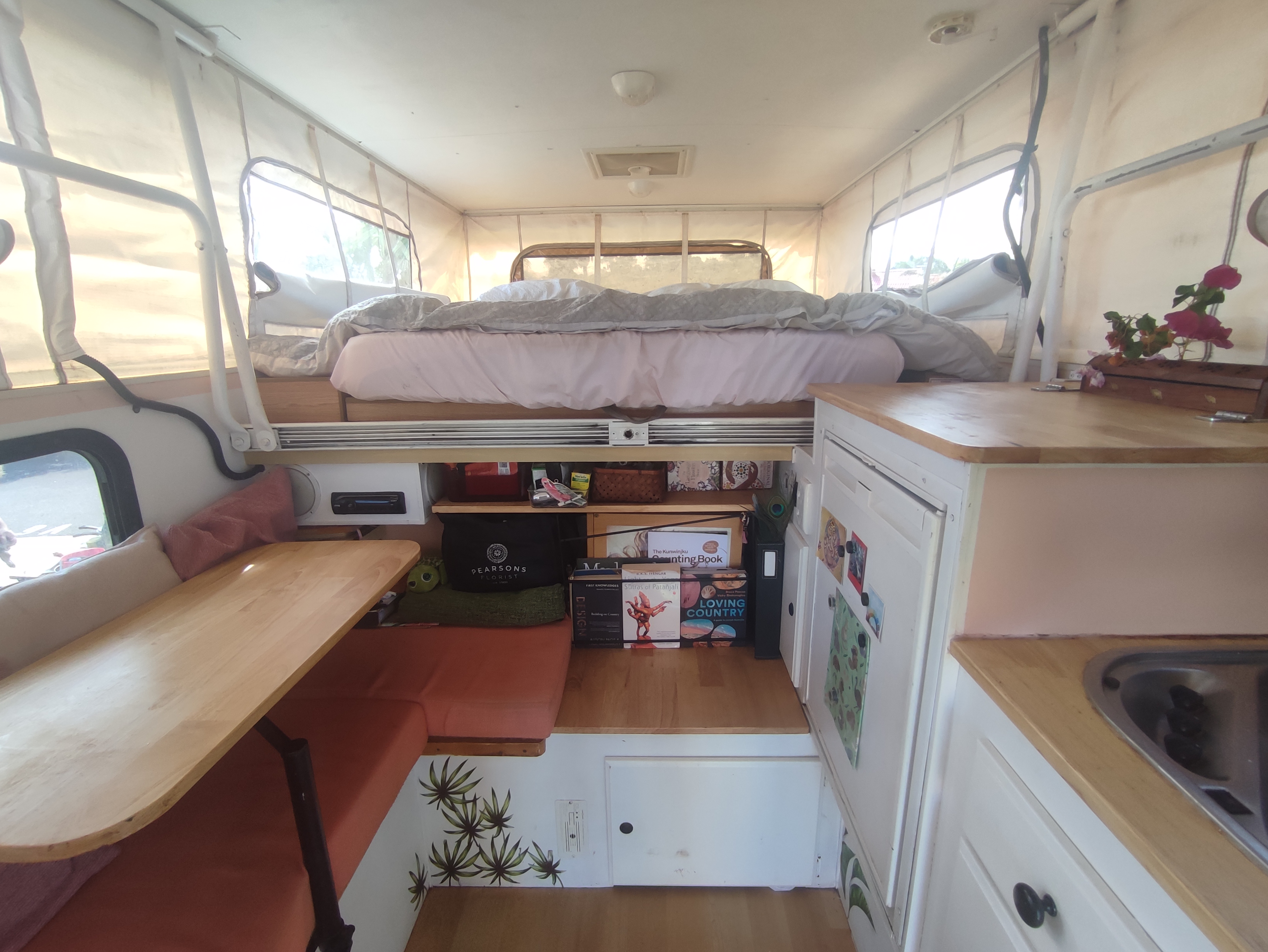 2016 HOLDEN COLORADO UTE WITH SLIDE ON CAMPER