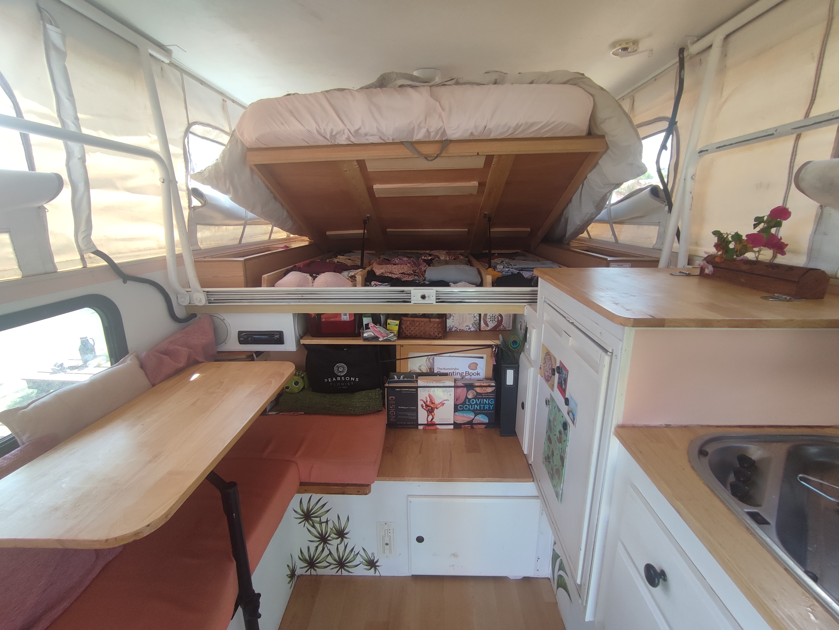 2016 HOLDEN COLORADO UTE WITH SLIDE ON CAMPER