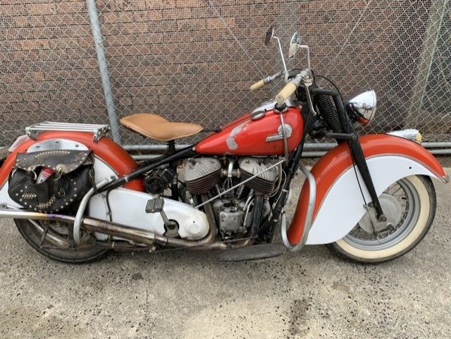 1946 INDIAN CHIEF ROAD BIKE