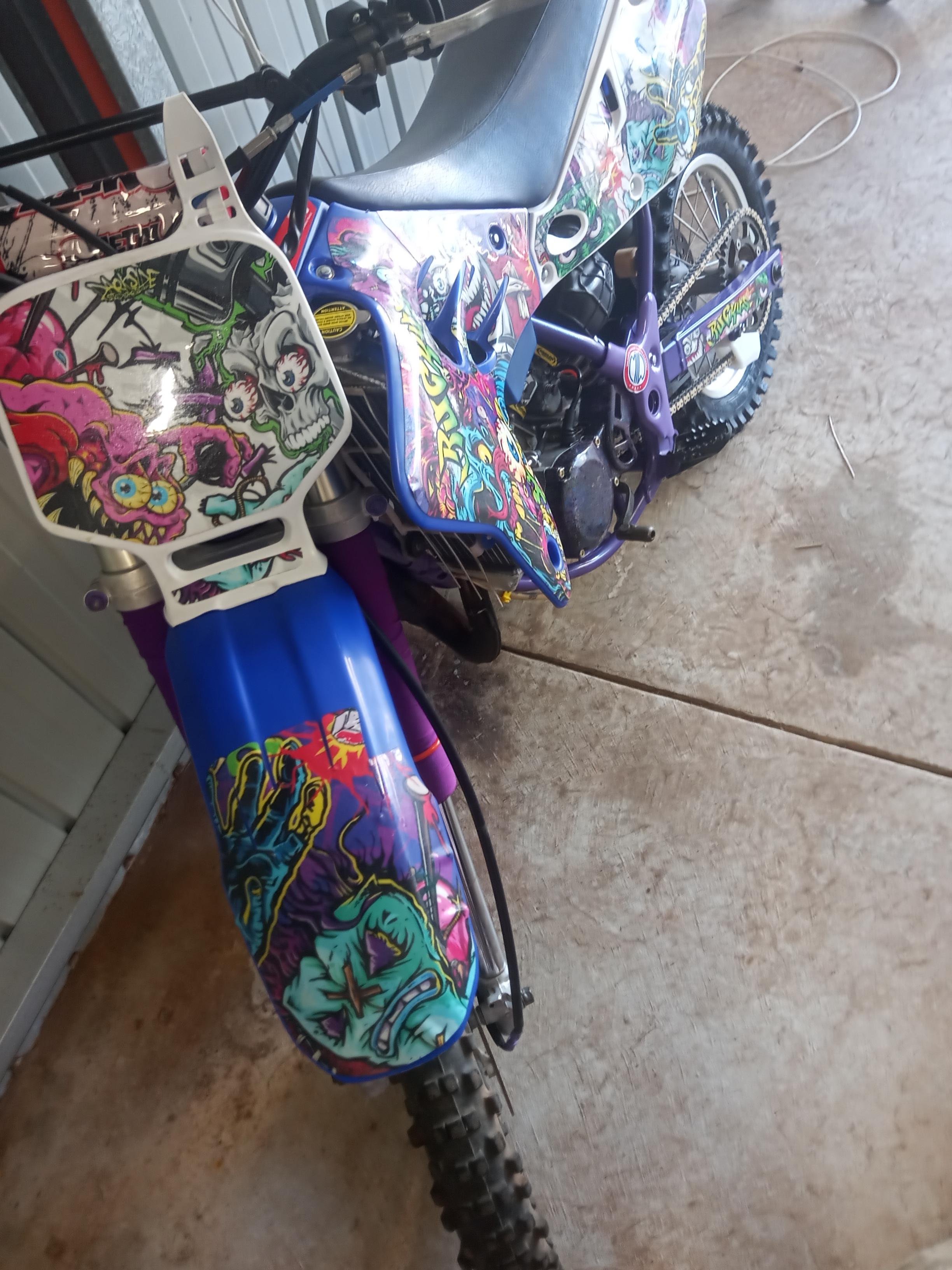 2001 YAMAHA YZ80LW MOTOCROSS