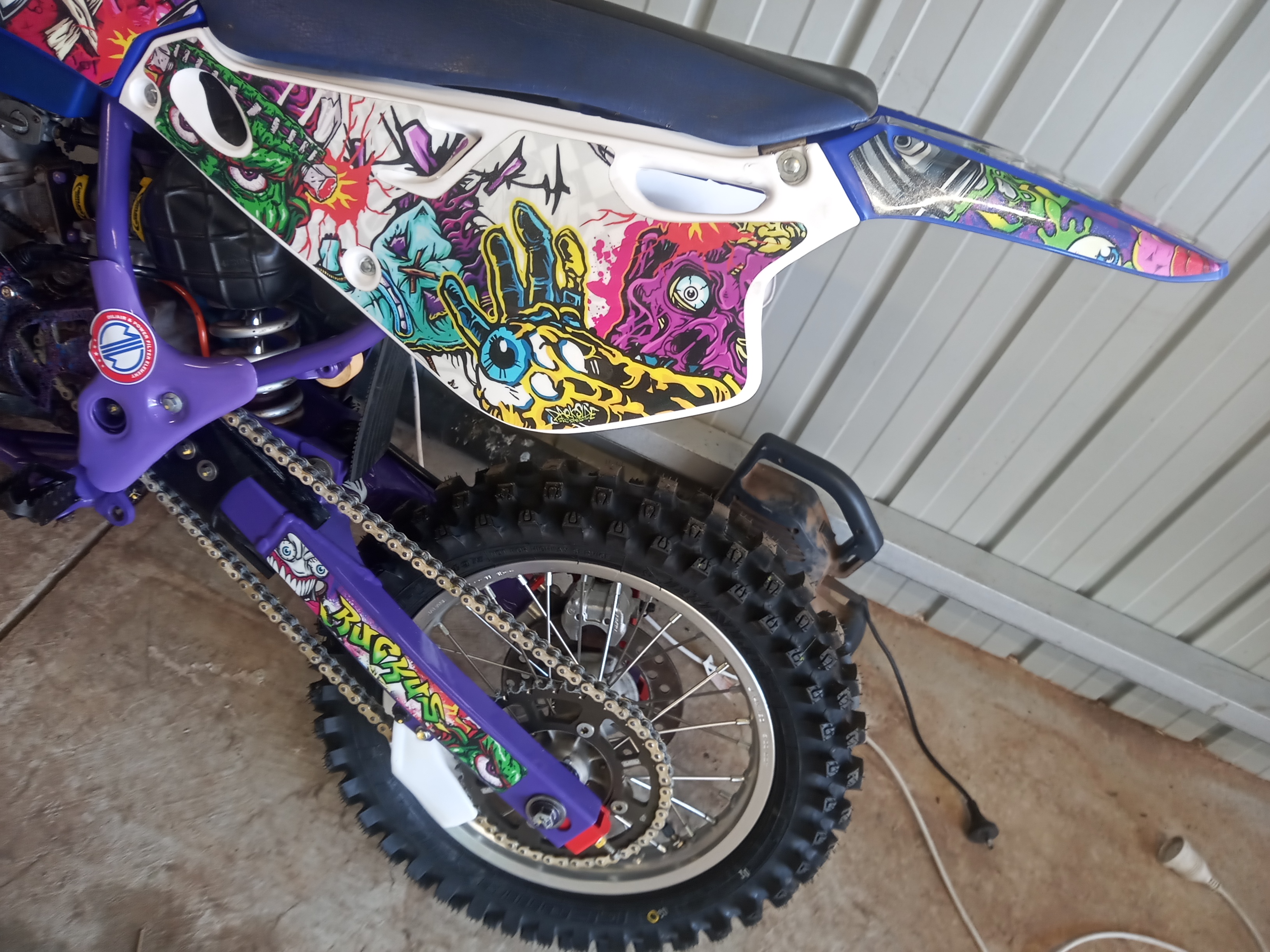 2001 YAMAHA YZ80LW MOTOCROSS