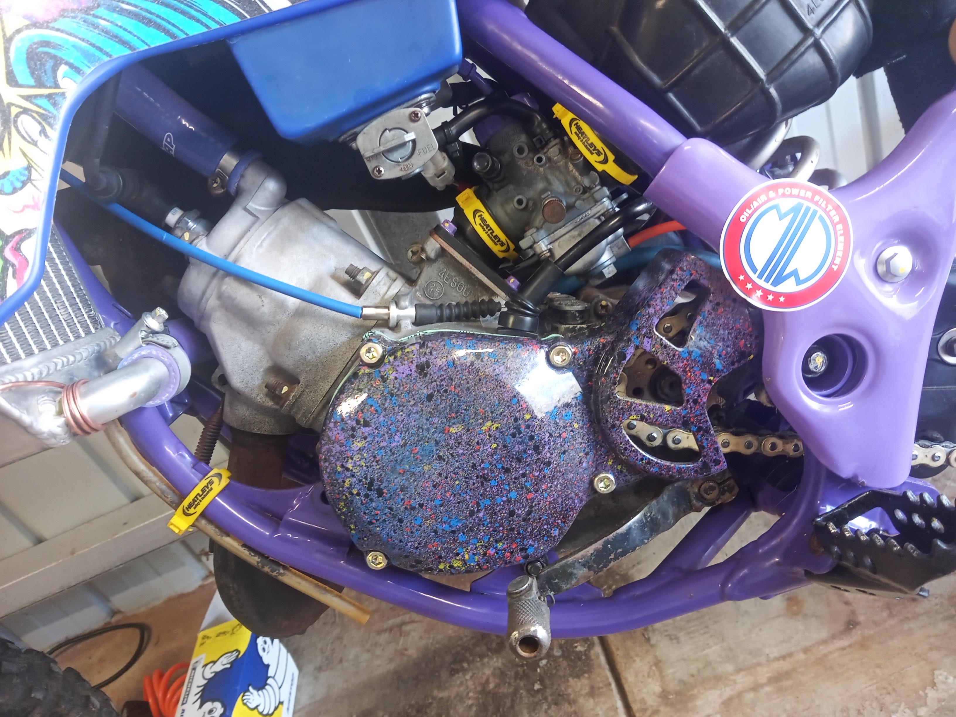 2001 YAMAHA YZ80LW MOTOCROSS
