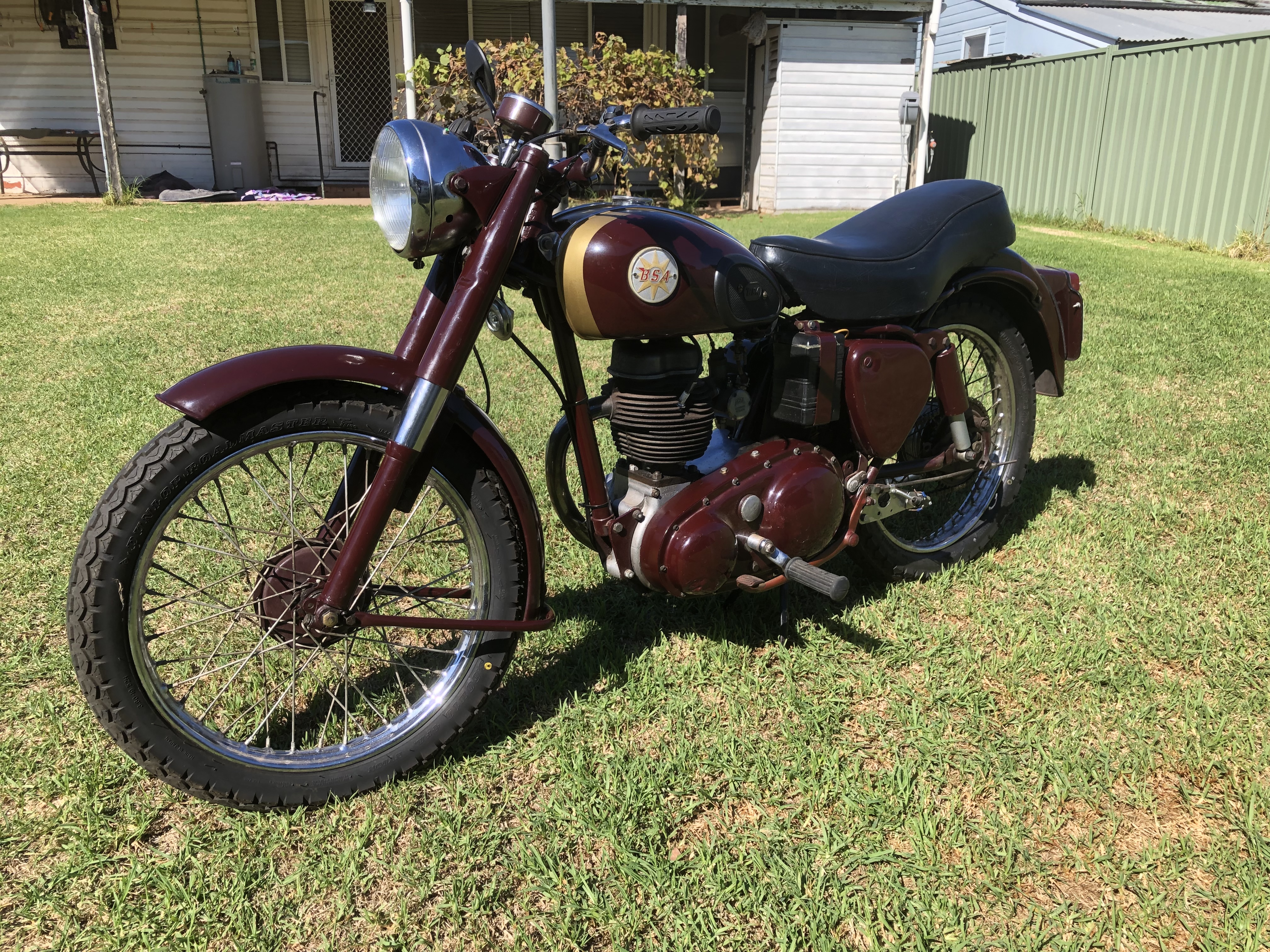 1957 BSA C12 250CC ROAD