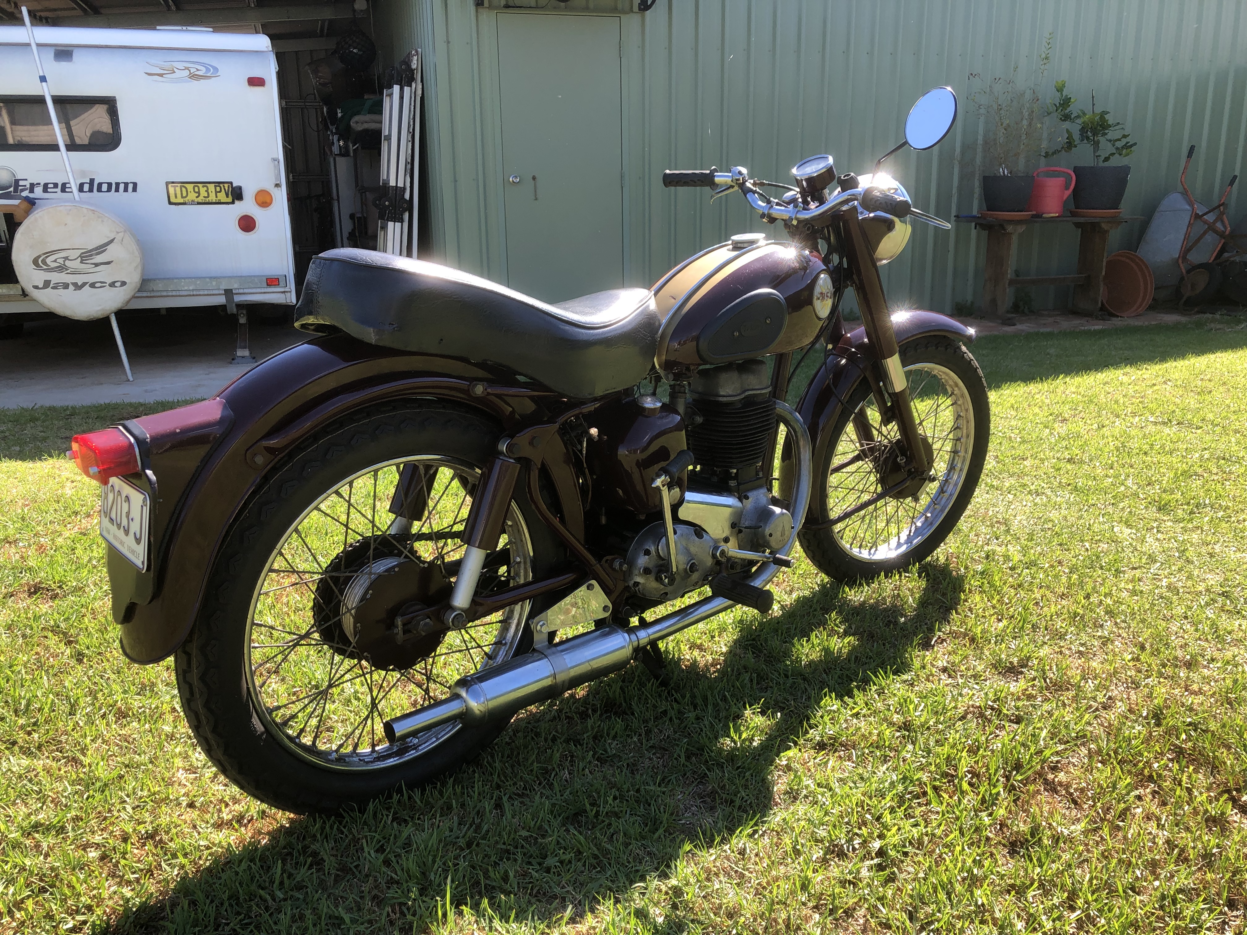 1957 BSA C12 250CC ROAD