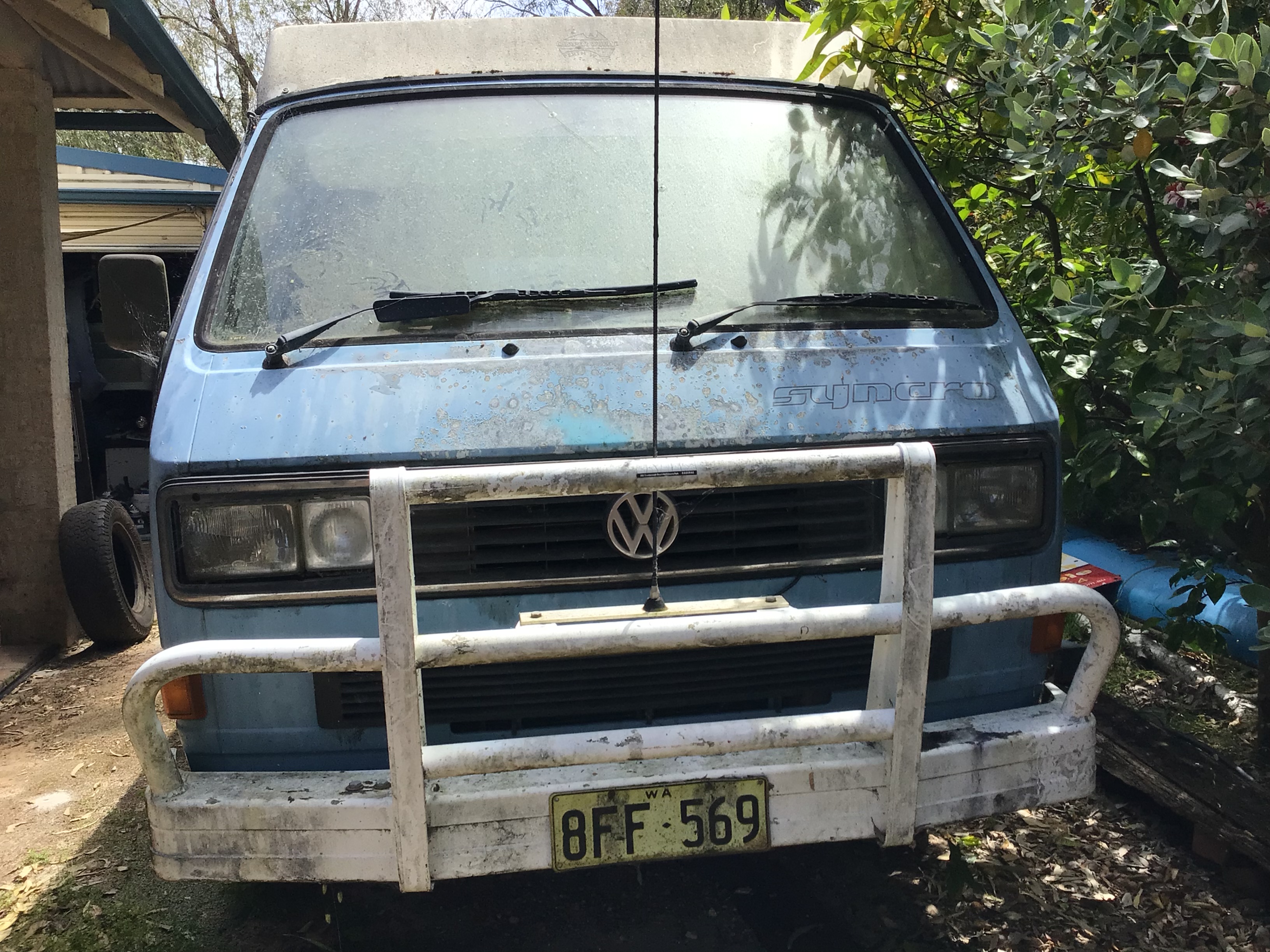 1990 VOLKSWAGEN TRANSPORTER KOMBI SYNCRO (4x4) 5 SP MANUAL 4x4 VAN