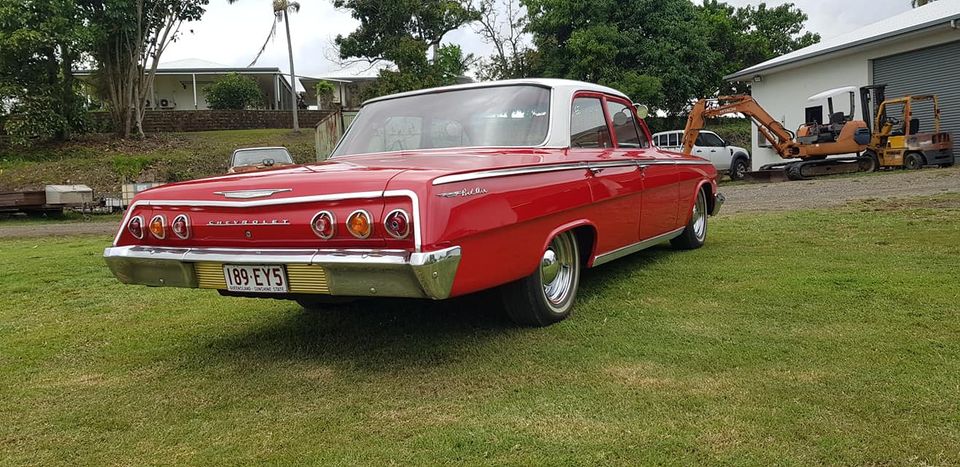 1962 CHEVROLET BEL AIR 2 SP AUTOMATIC 4D SEDAN