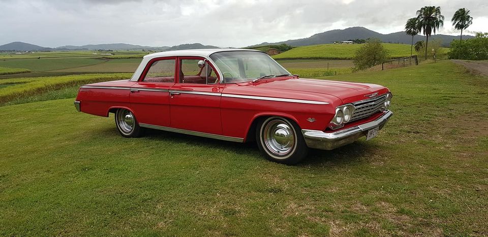 1962 CHEVROLET BEL AIR 2 SP AUTOMATIC 4D SEDAN