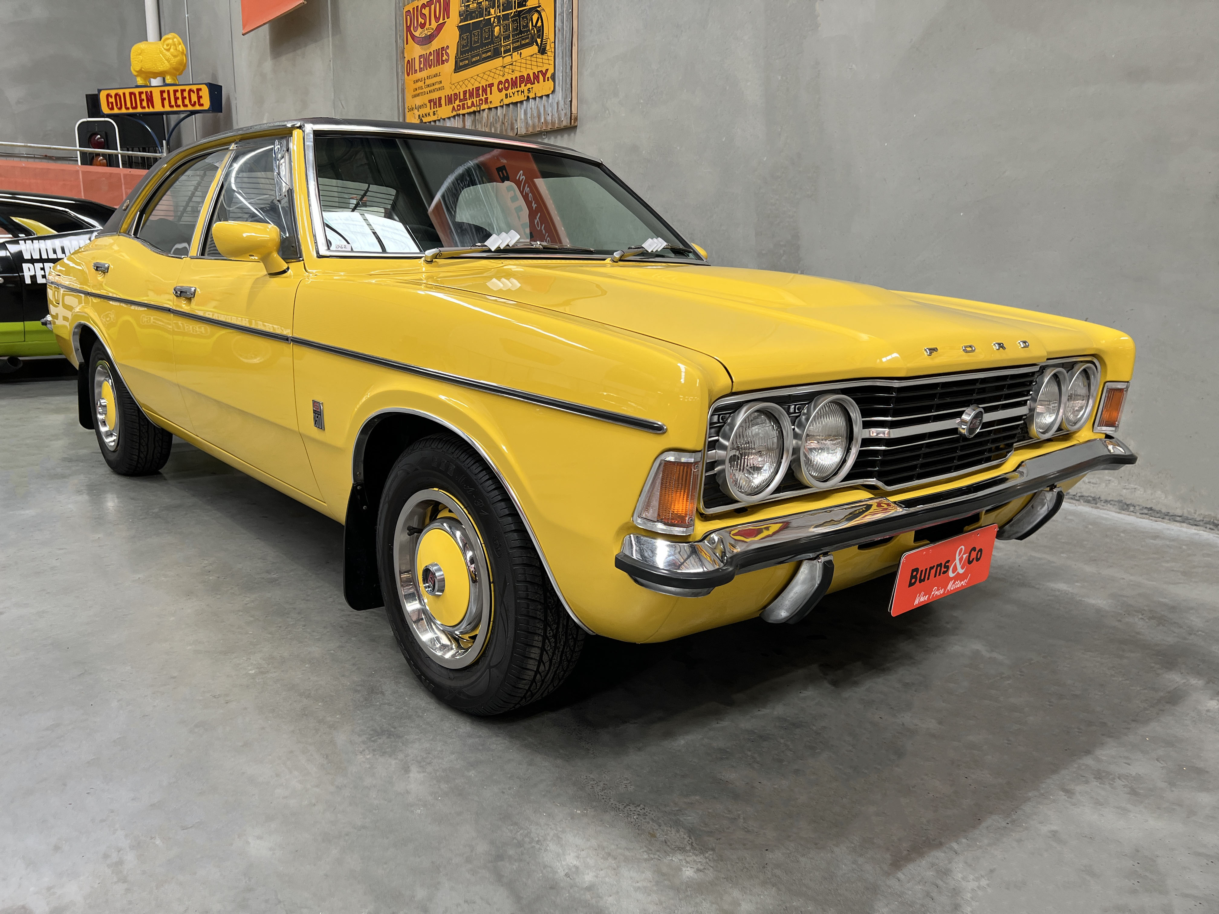 1973 FORD CORTINA TC XLE 4 SP MANUAL 4D SEDAN