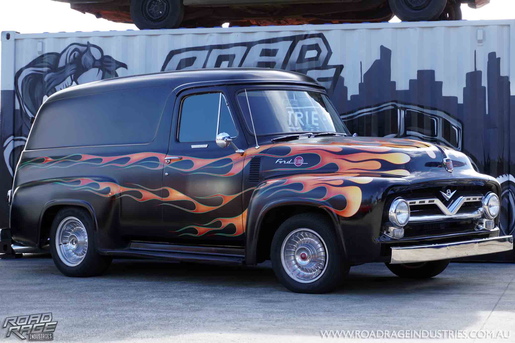 1955 FORD F100 CUSTOM AUTOMATIC WAGON