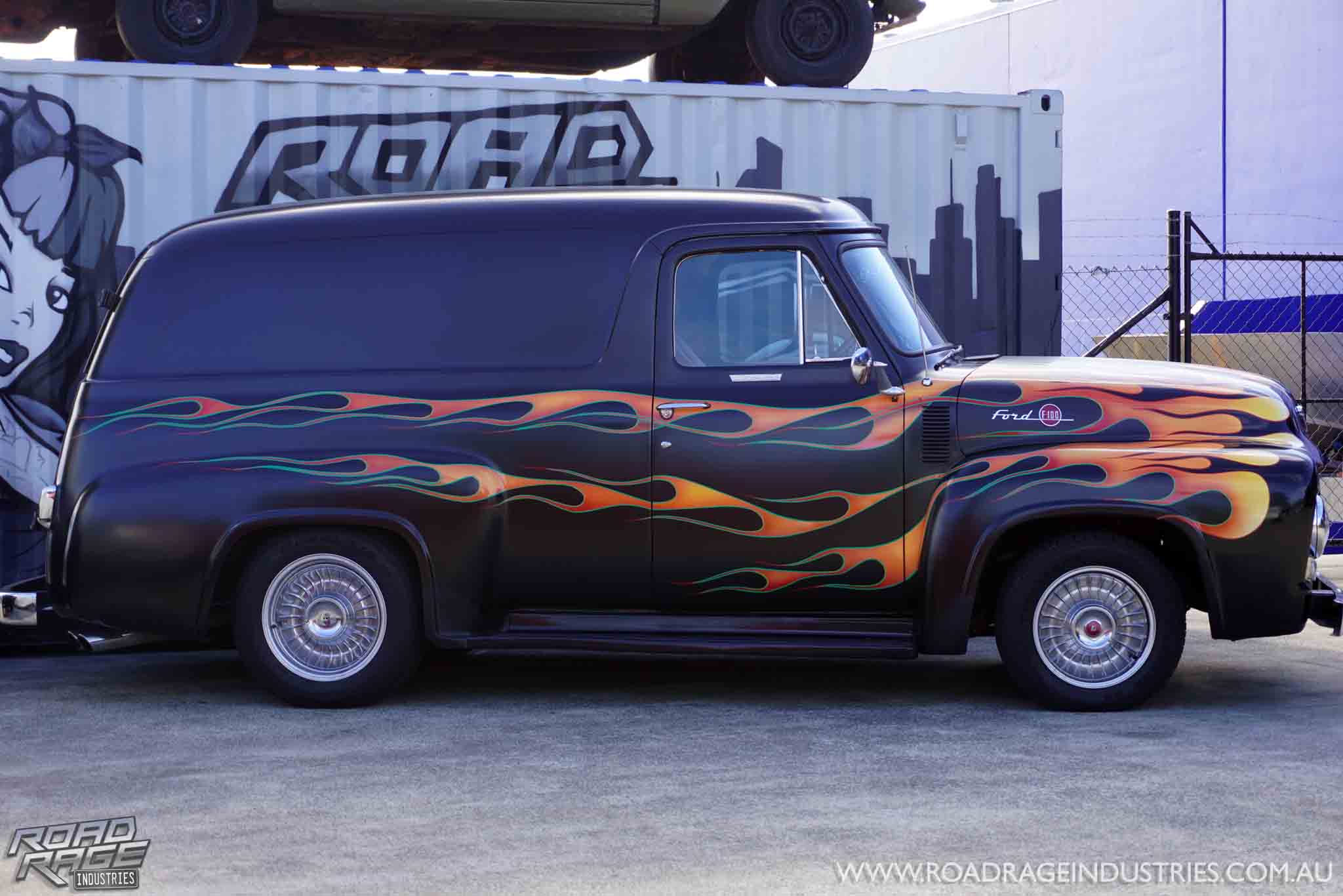1955 FORD F100 CUSTOM AUTOMATIC WAGON