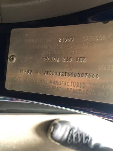 1999 TOYOTA CELICA SX LIFTBACK