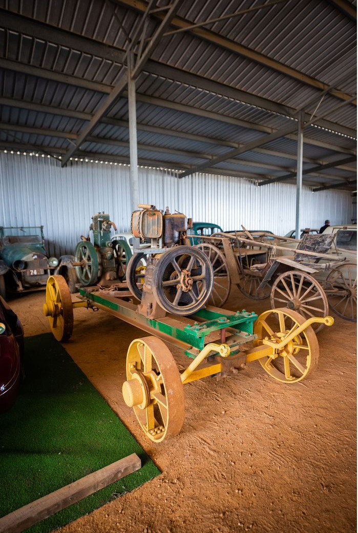 HORNSBY VERTICLE PETROL ENGINE WITH RA LISTER & CO DIESEL ENGINE