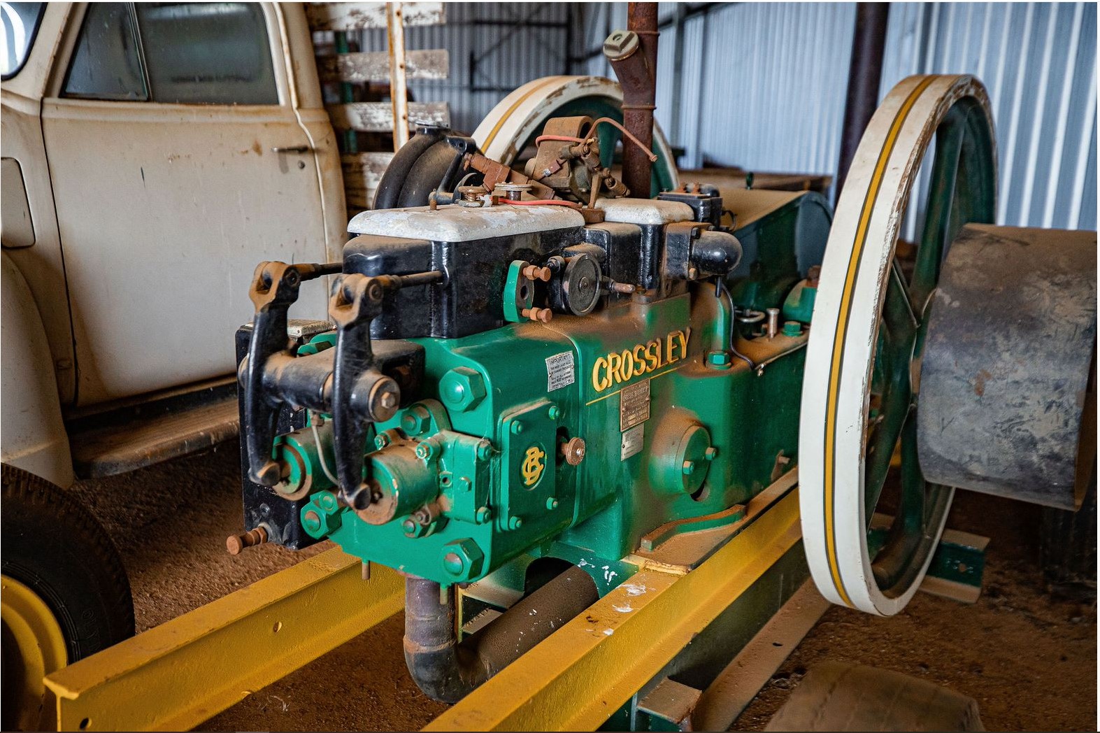 1928 CROSSLEY STATIONARY ENGINE