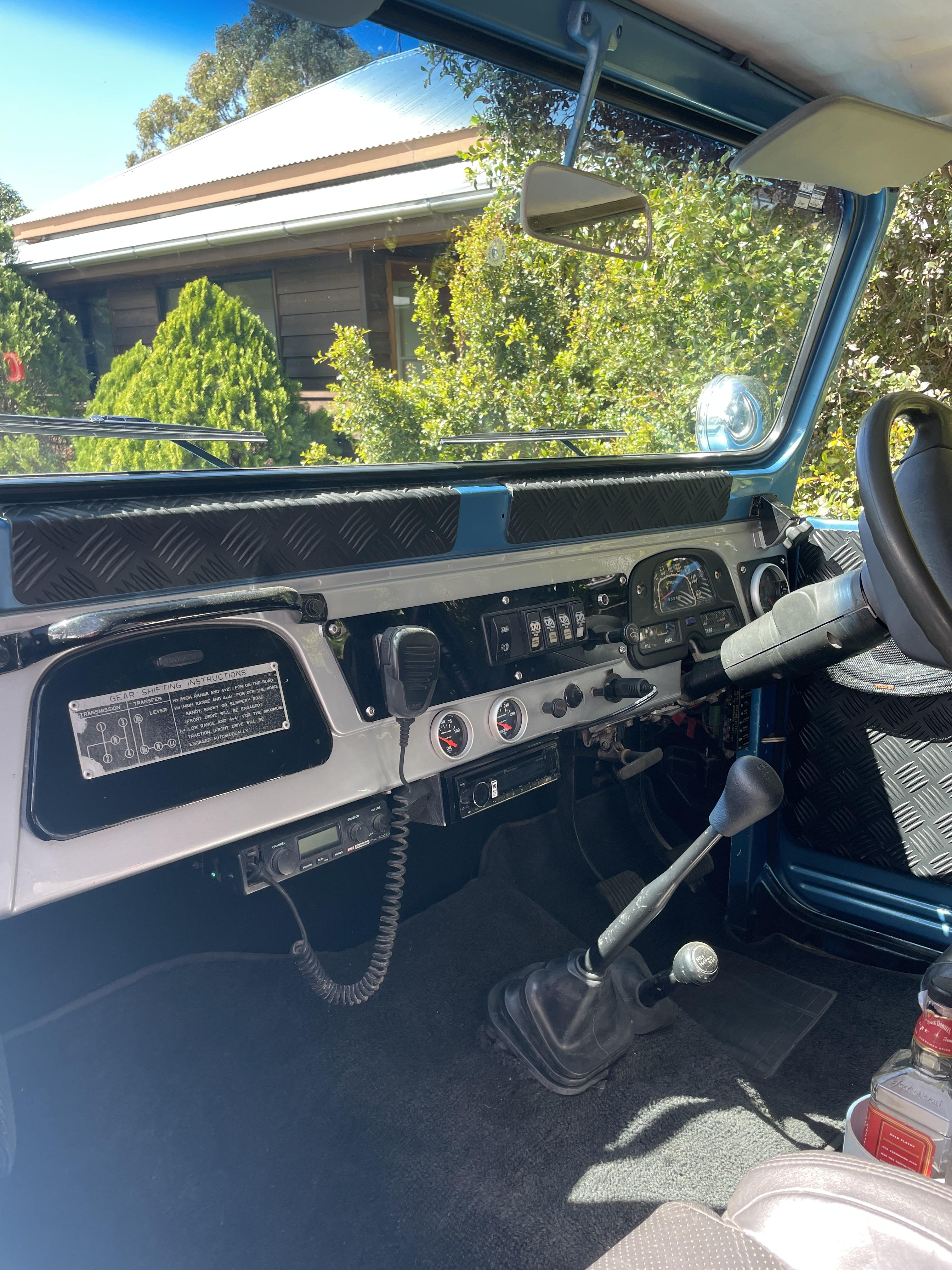 1976 TOYOTA LANDCRUISER SWB (4x4) 4 SP MANUAL 4X4 2D SOFTTOP