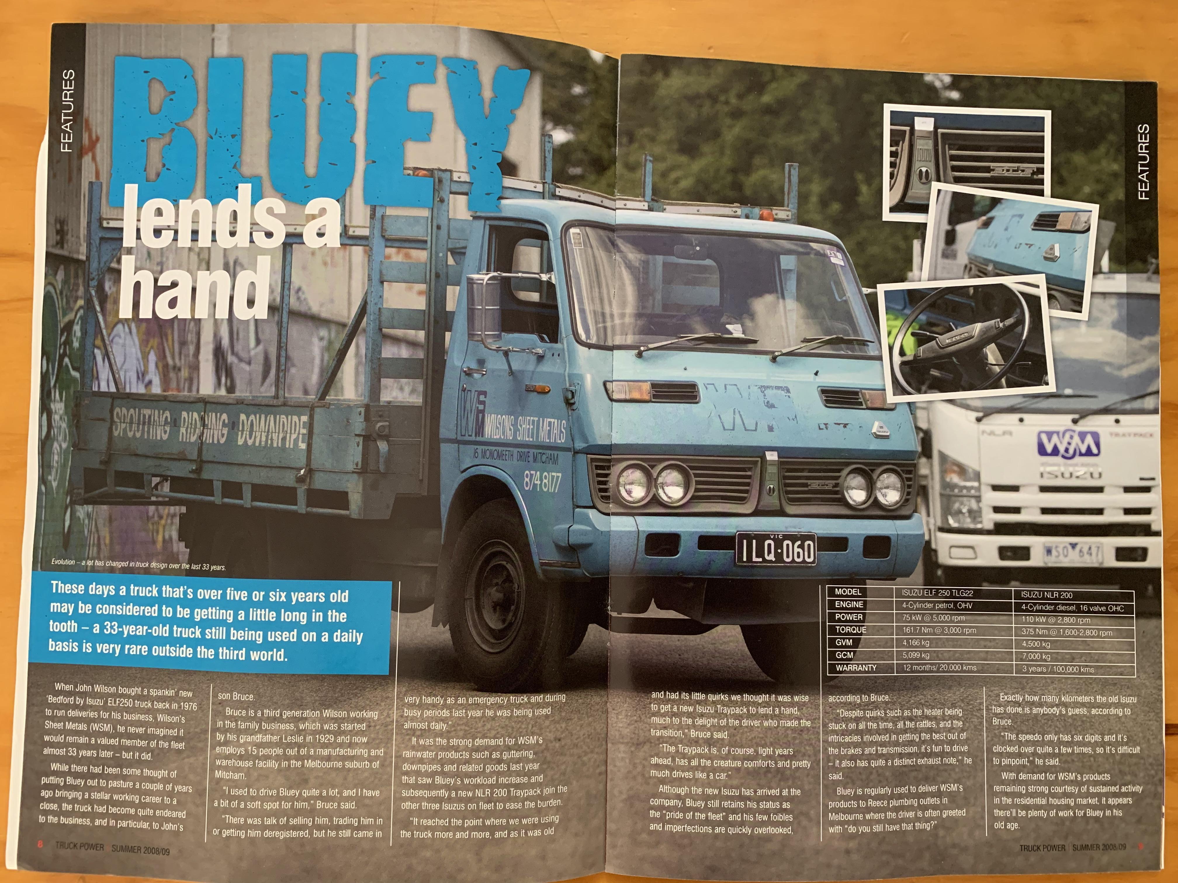 1974 ISUZU BEDFORD ELF TRAY