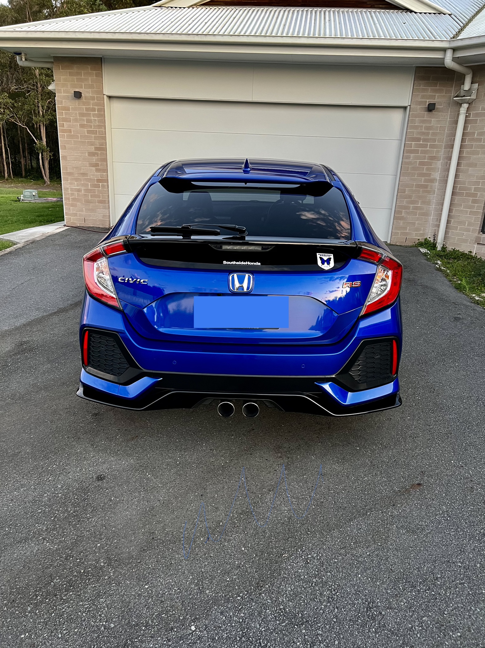 2018 HONDA CIVIC MY17 RS CONTINUOUS VARIABLE 5D HATCHBACK