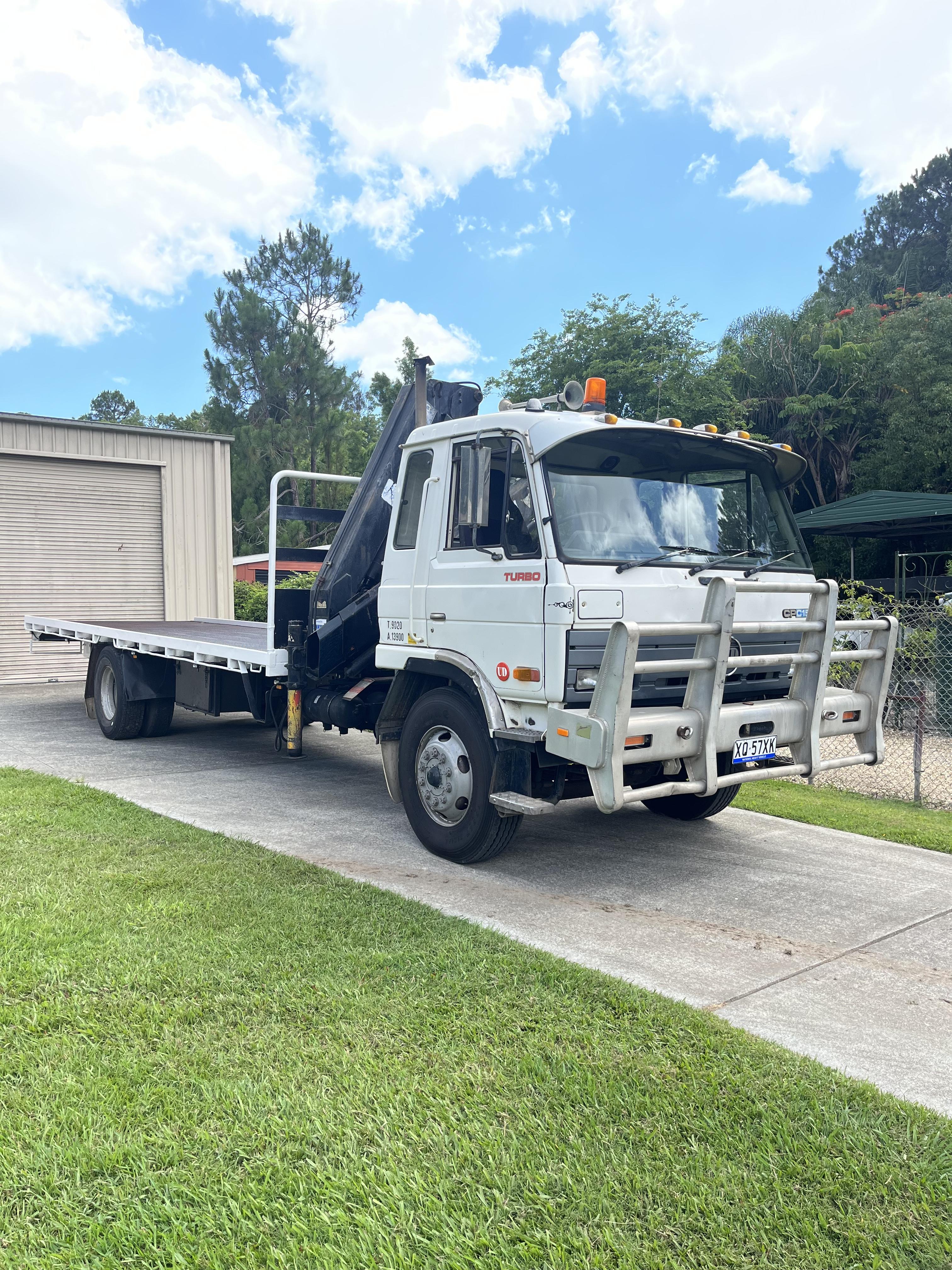 1992 UD NISSAN CPC15 CRANE TRUCK