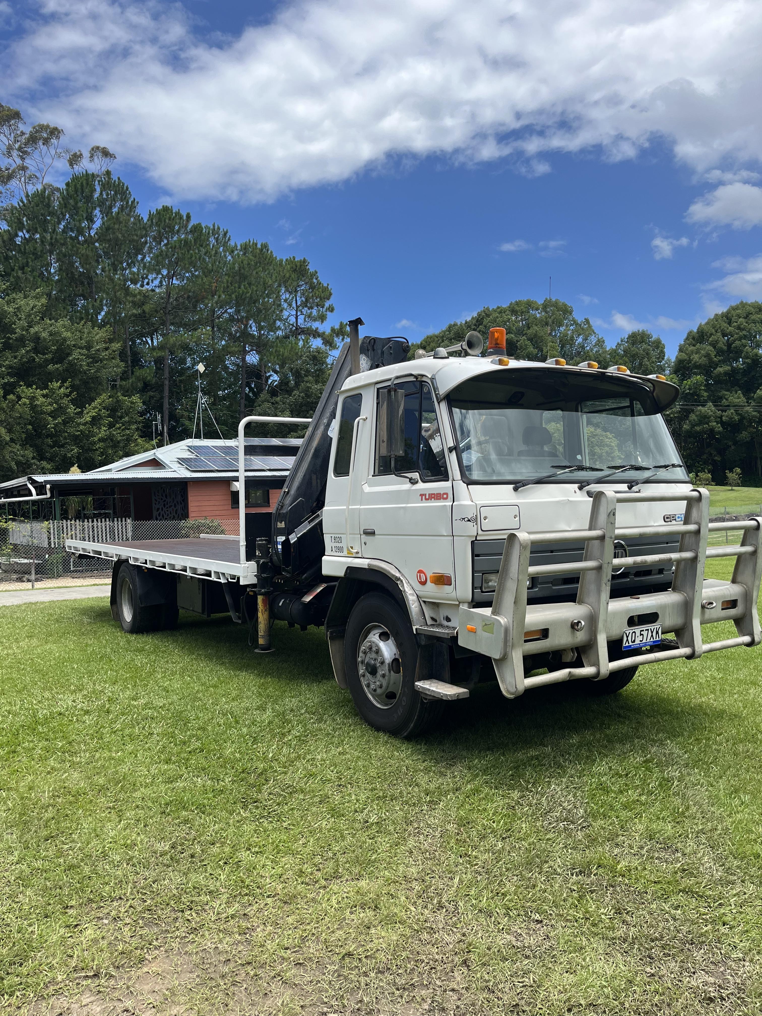 1992 UD NISSAN CPC15 CRANE TRUCK