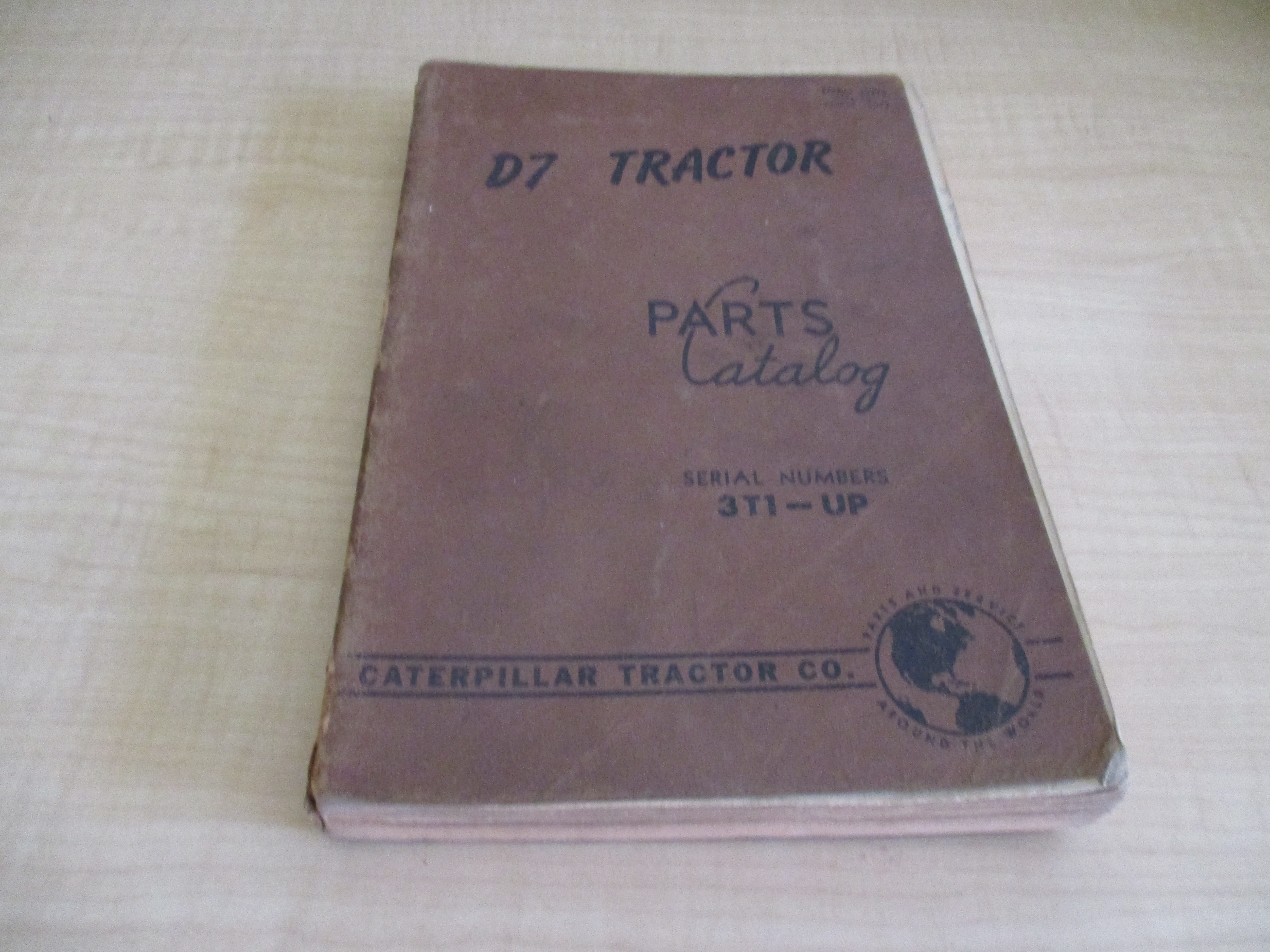 CATERPILLAR D7 TRACTOR PARTS CATALOGUE 