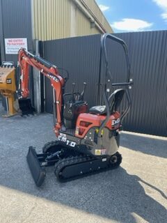 EMED Excavator EM1.0 and Trailer Package Plus Free Attachments