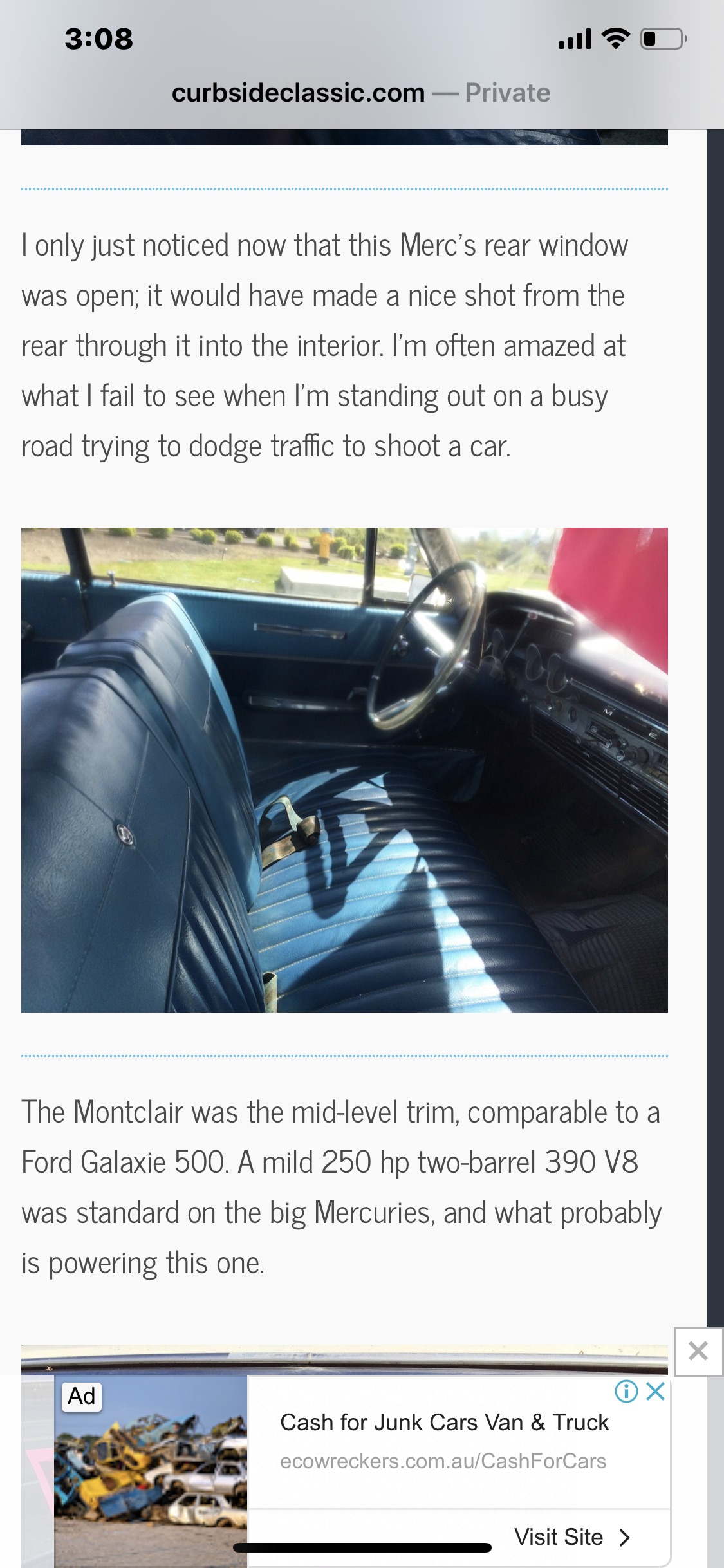 1964 MERCURY MONTCLAIR SEDAN