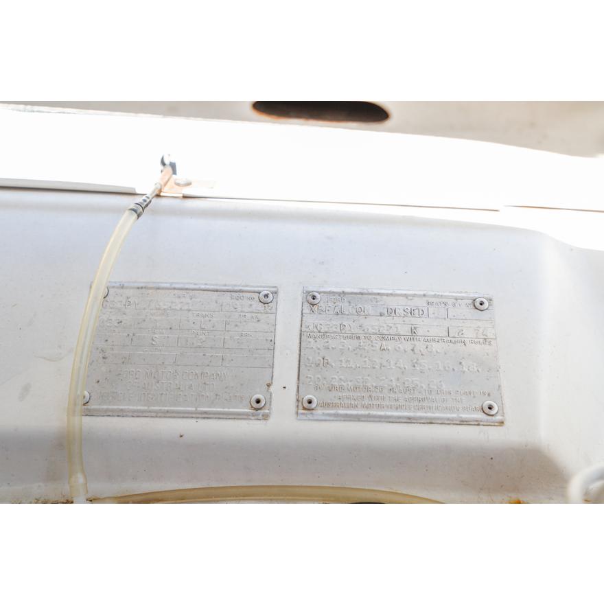 1974 FORD FALCON XB GT 4 SP MANUAL 4D SEDAN