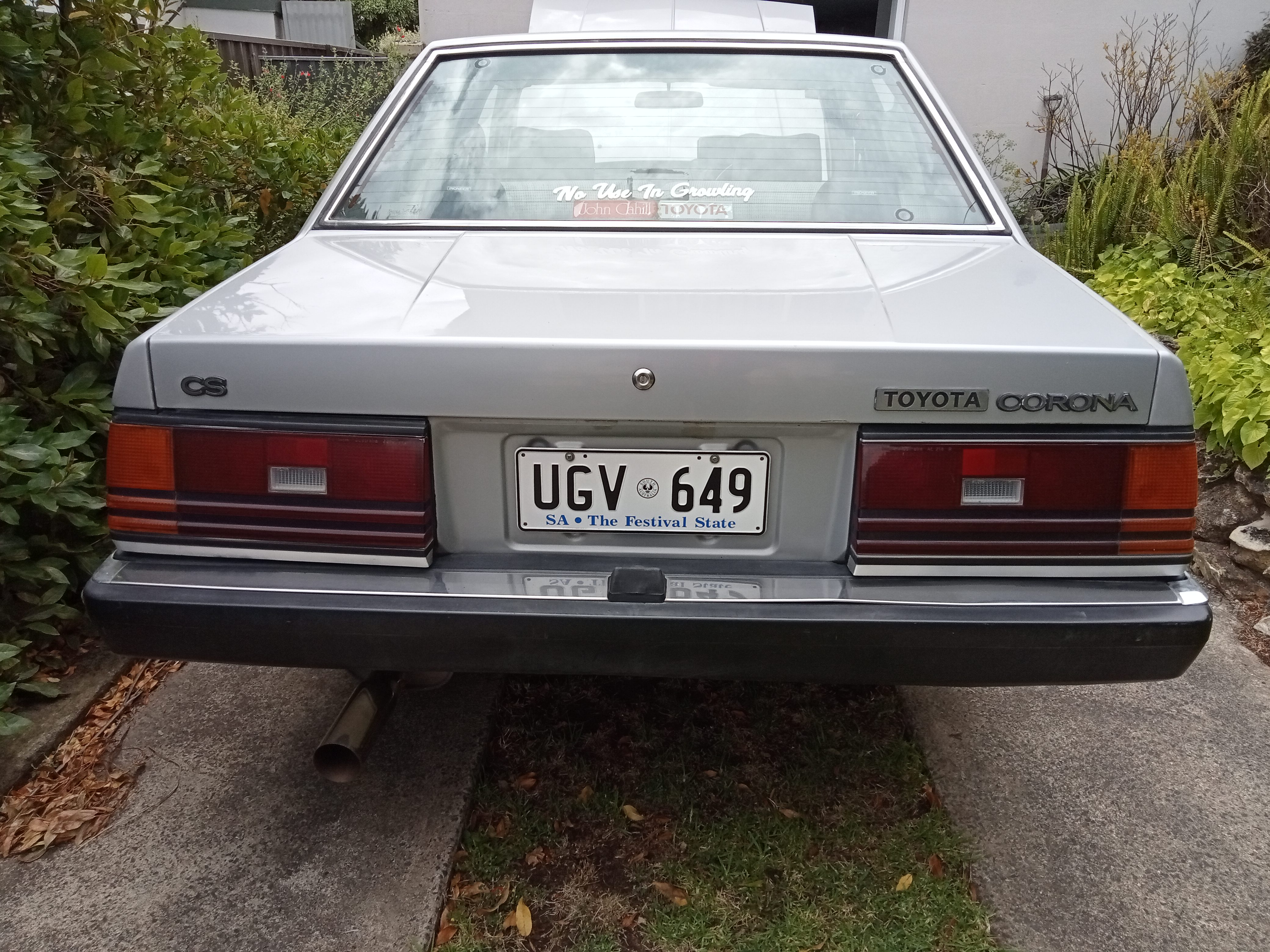 1984 TOYOTA CORONA CS 4 SP MANUAL 4D SEDAN