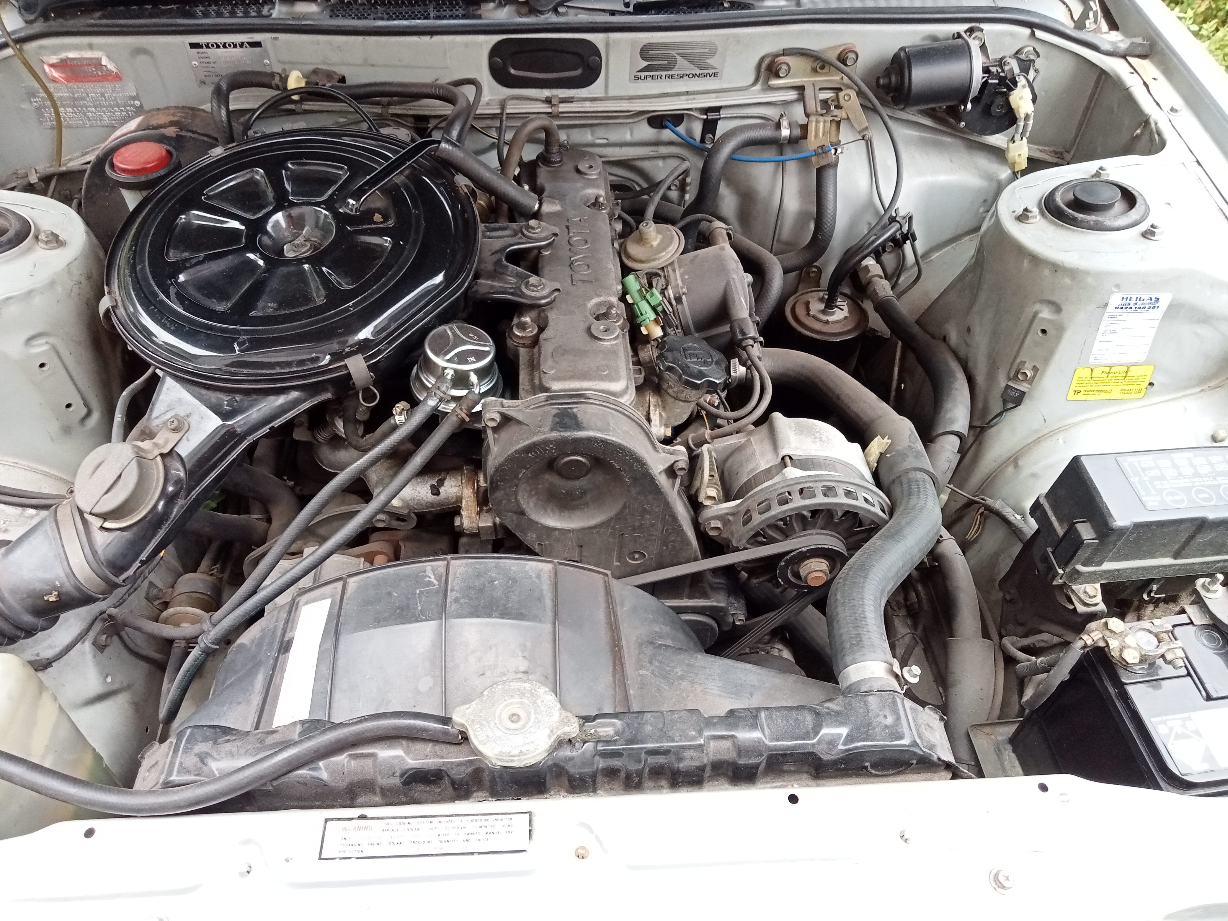 1984 TOYOTA CORONA CS 4 SP MANUAL 4D SEDAN