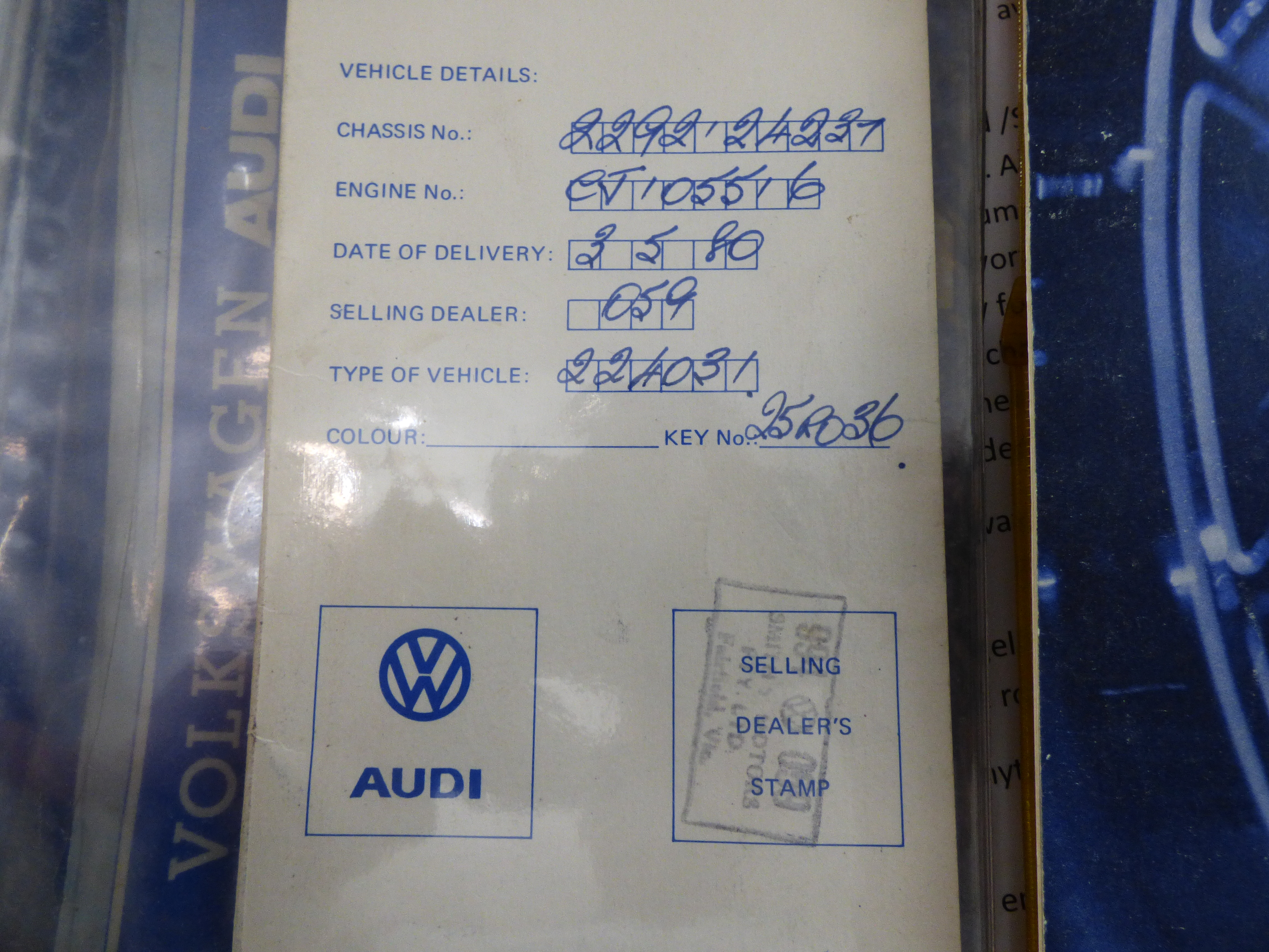 1979 VOLKSWAGEN KOMBI 4 SP MANUAL VAN