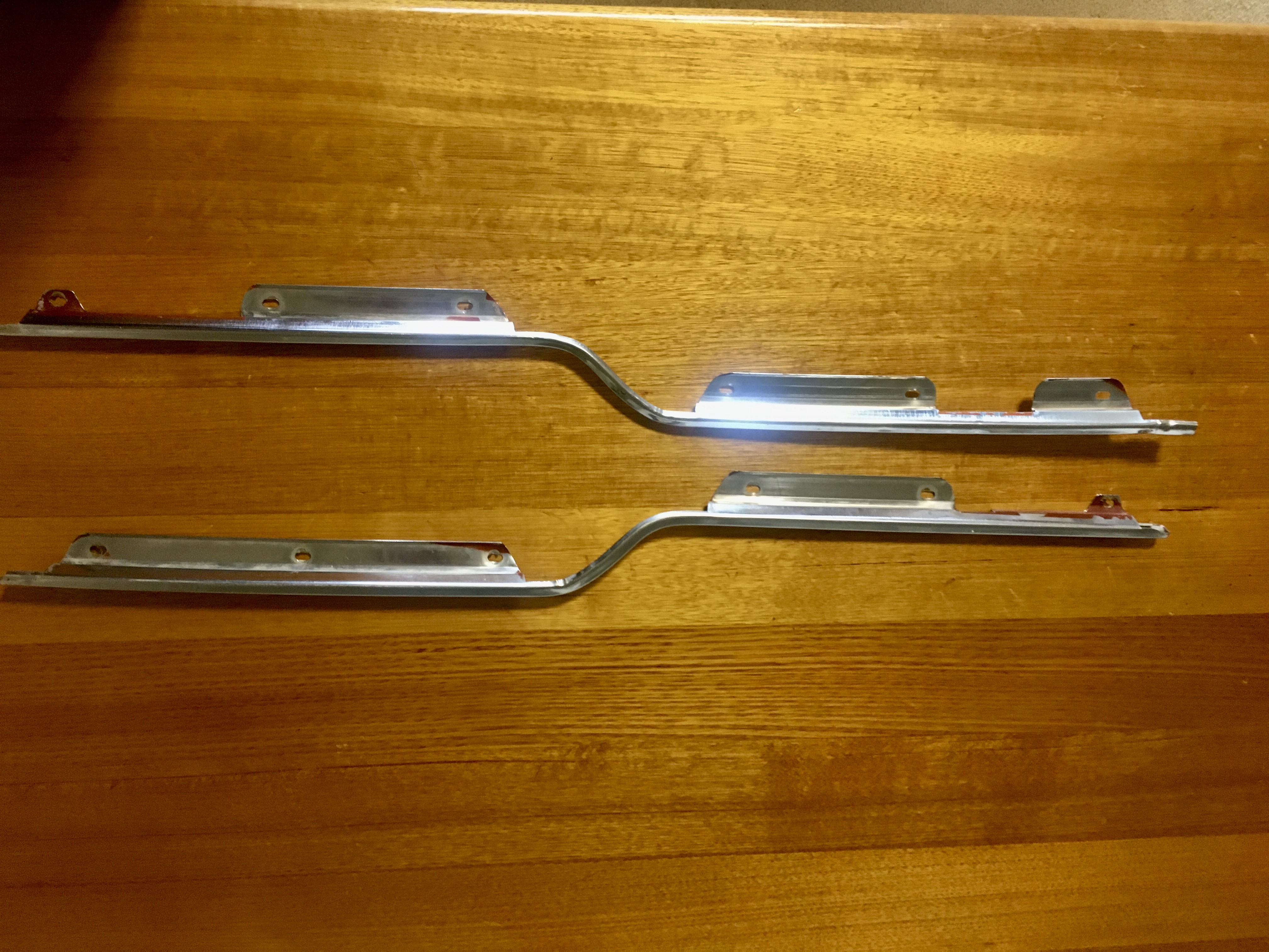 LINCOLN CONTINENTAL MARK III TRUNK LID STAINLESS MOULDING TRIM
