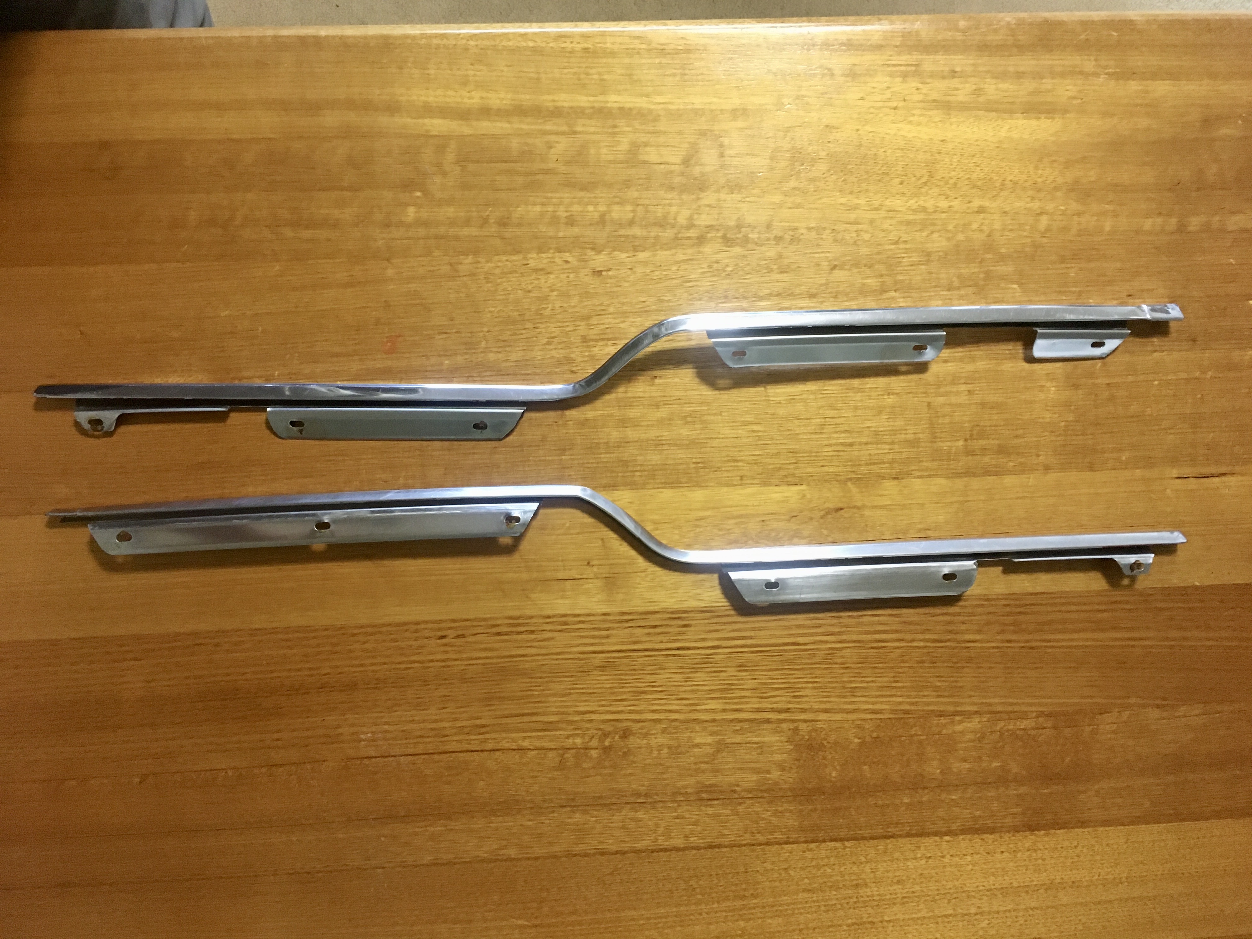 LINCOLN CONTINENTAL MARK III TRUNK LID STAINLESS MOULDING TRIM