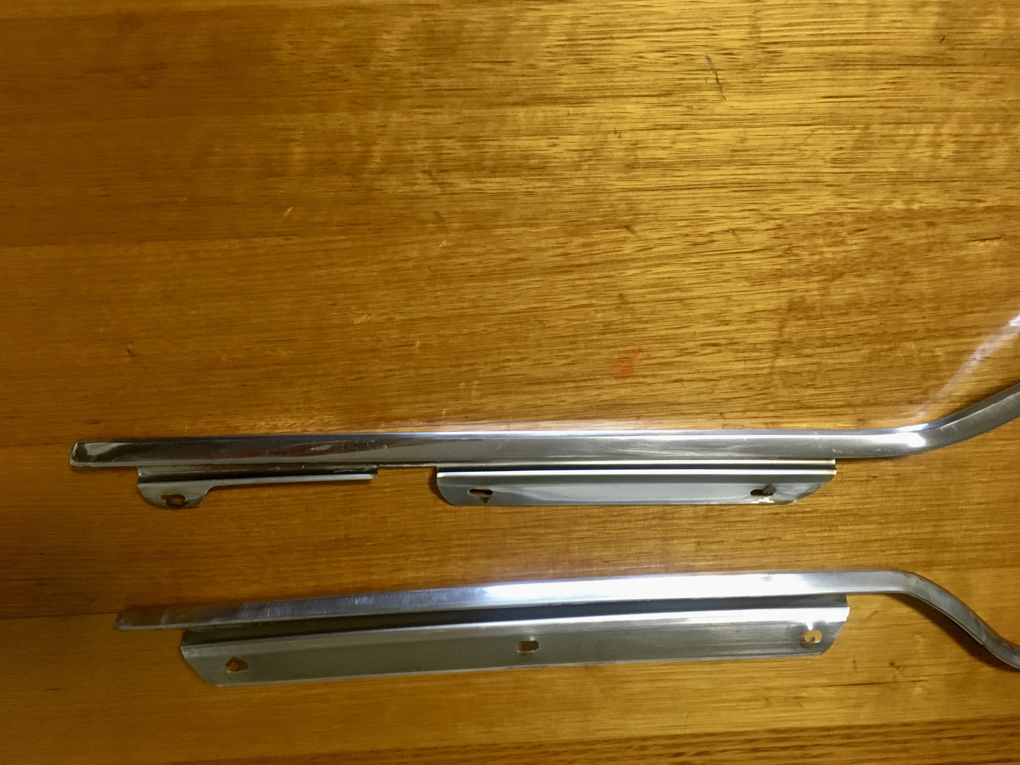 LINCOLN CONTINENTAL MARK III TRUNK LID STAINLESS MOULDING TRIM