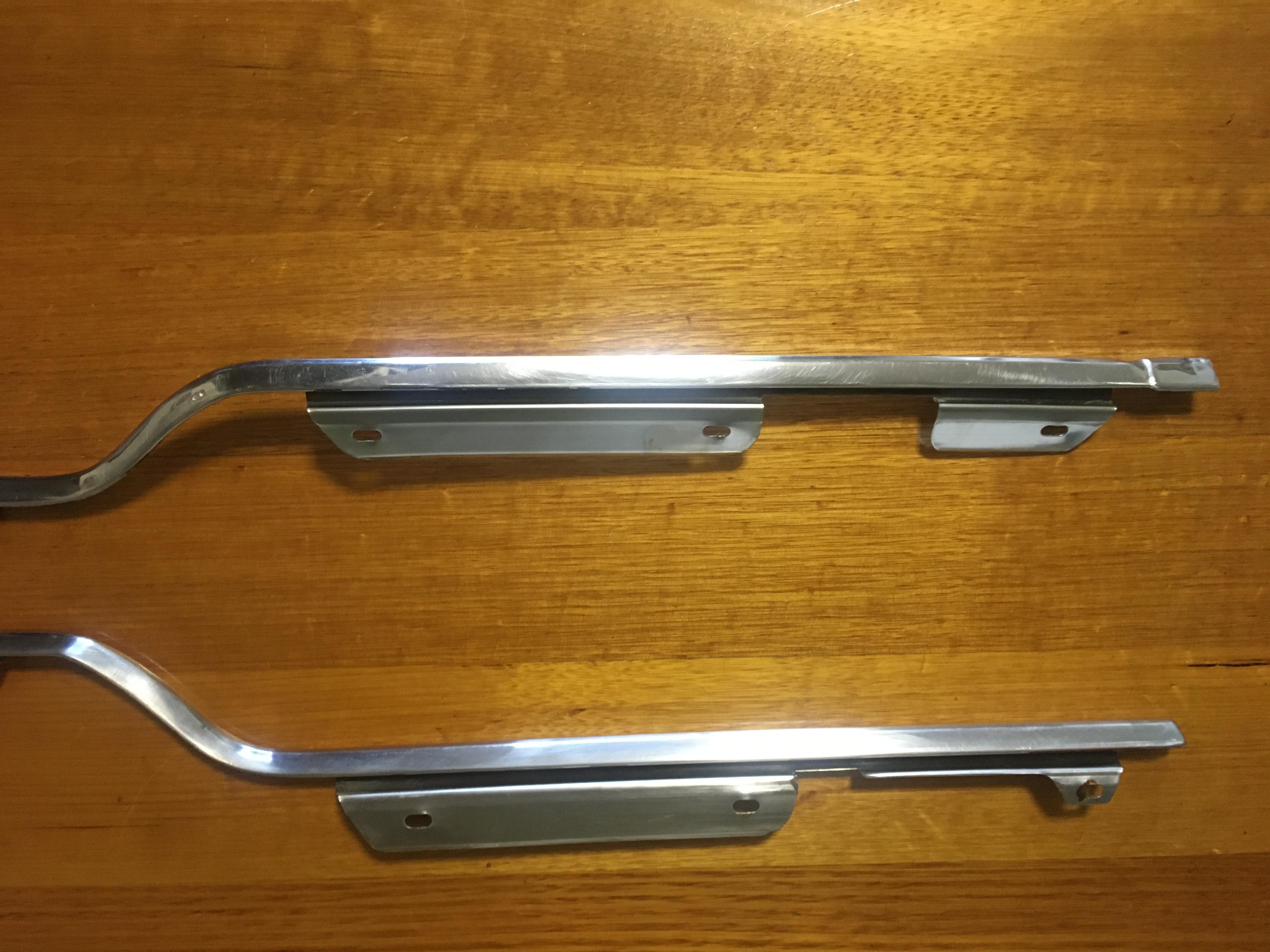 LINCOLN CONTINENTAL MARK III TRUNK LID STAINLESS MOULDING TRIM