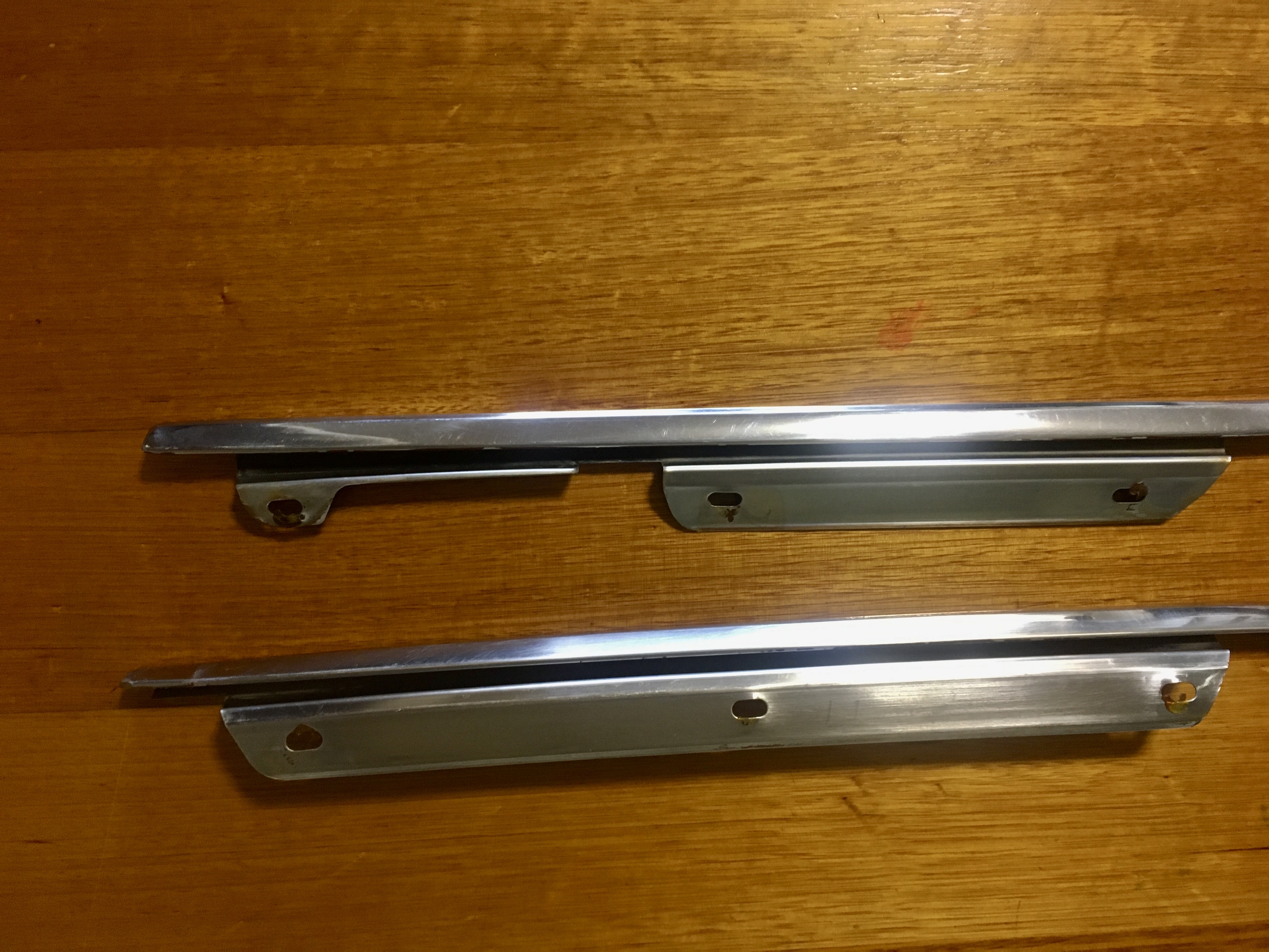 LINCOLN CONTINENTAL MARK III TRUNK LID STAINLESS MOULDING TRIM