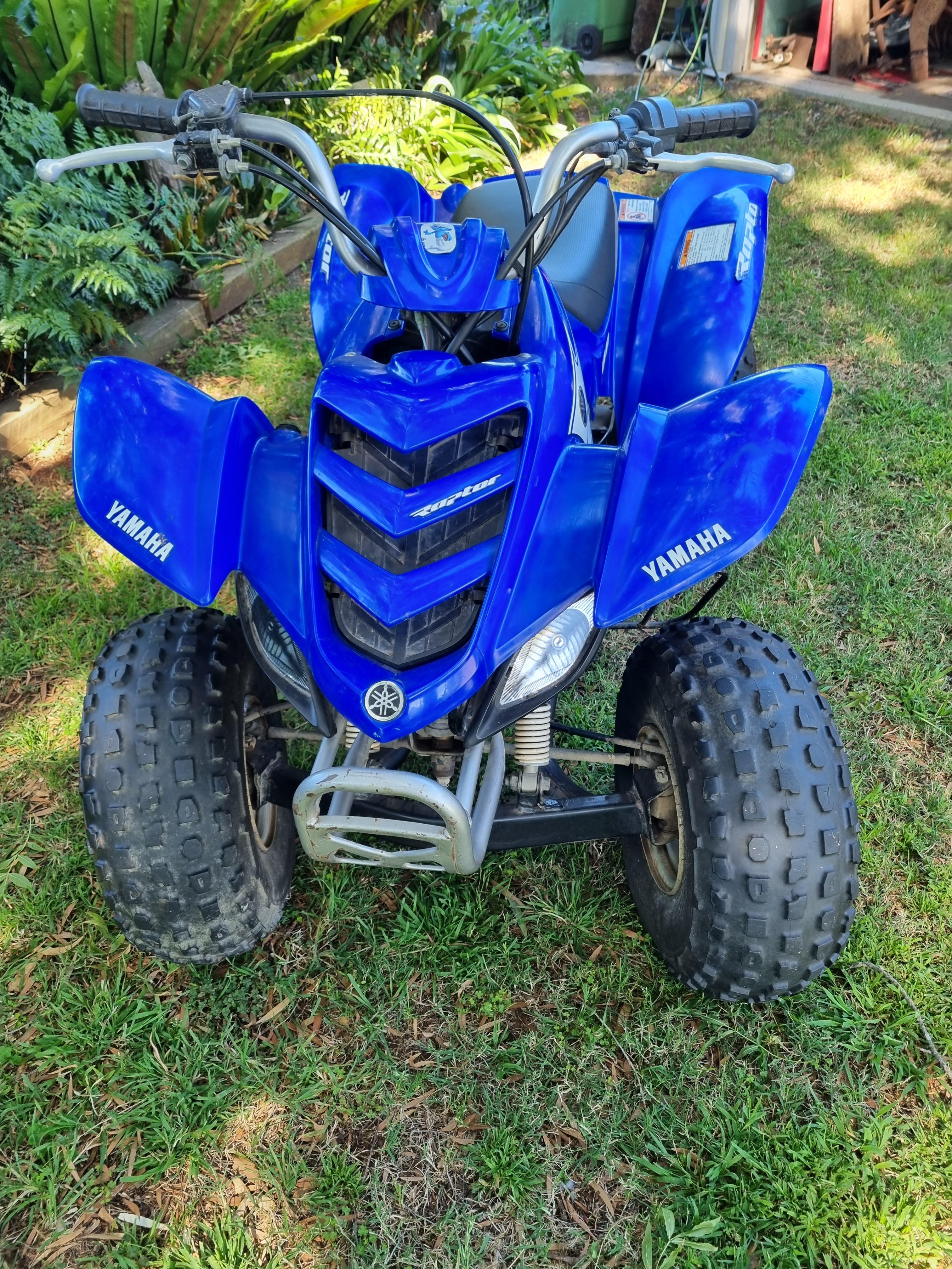 2007 YAMAHA YFM80 RAPTOR YFM80R (4x2) ATV