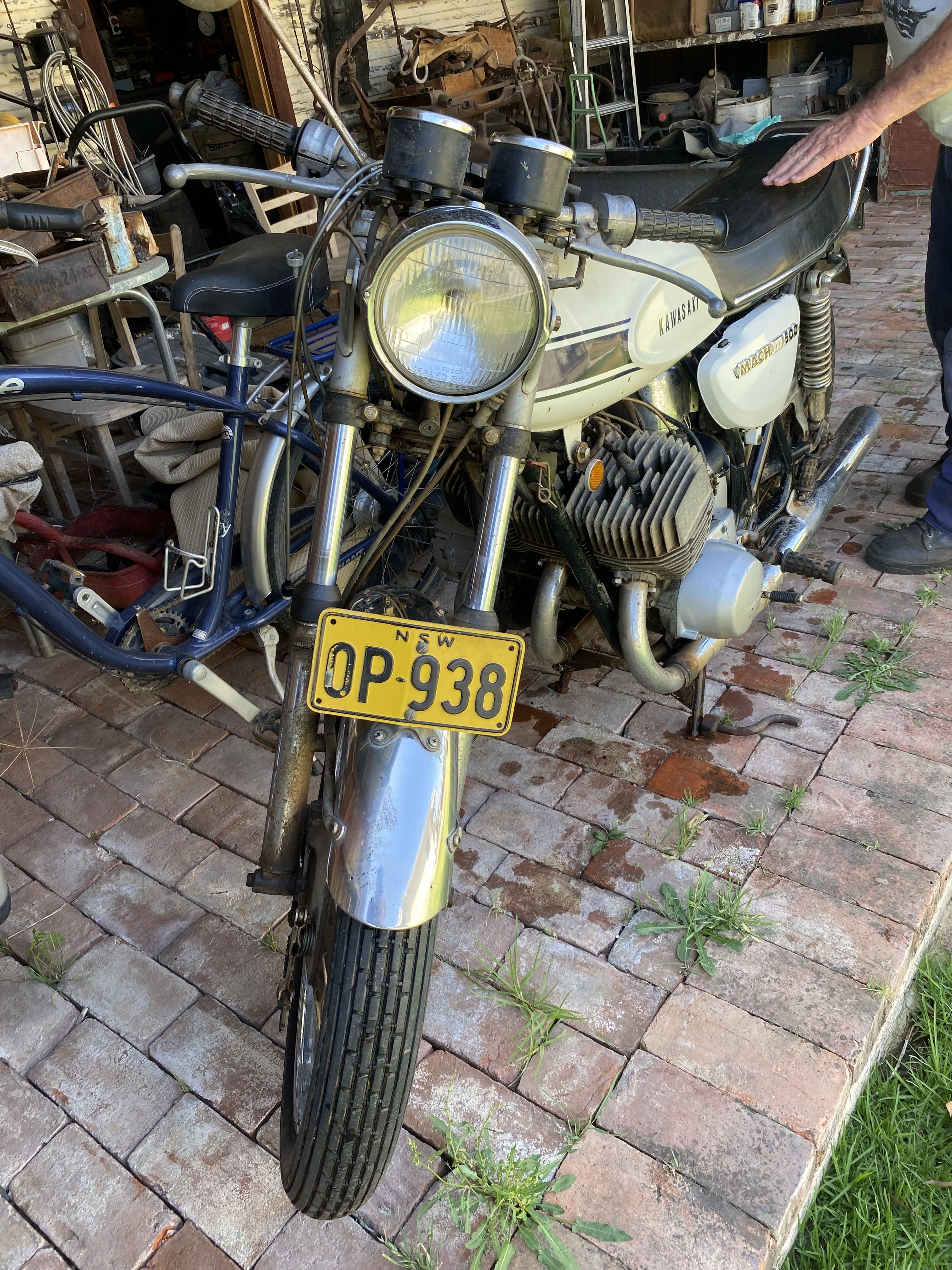 1969 KAWASAKI MACH III 500CC ROAD 