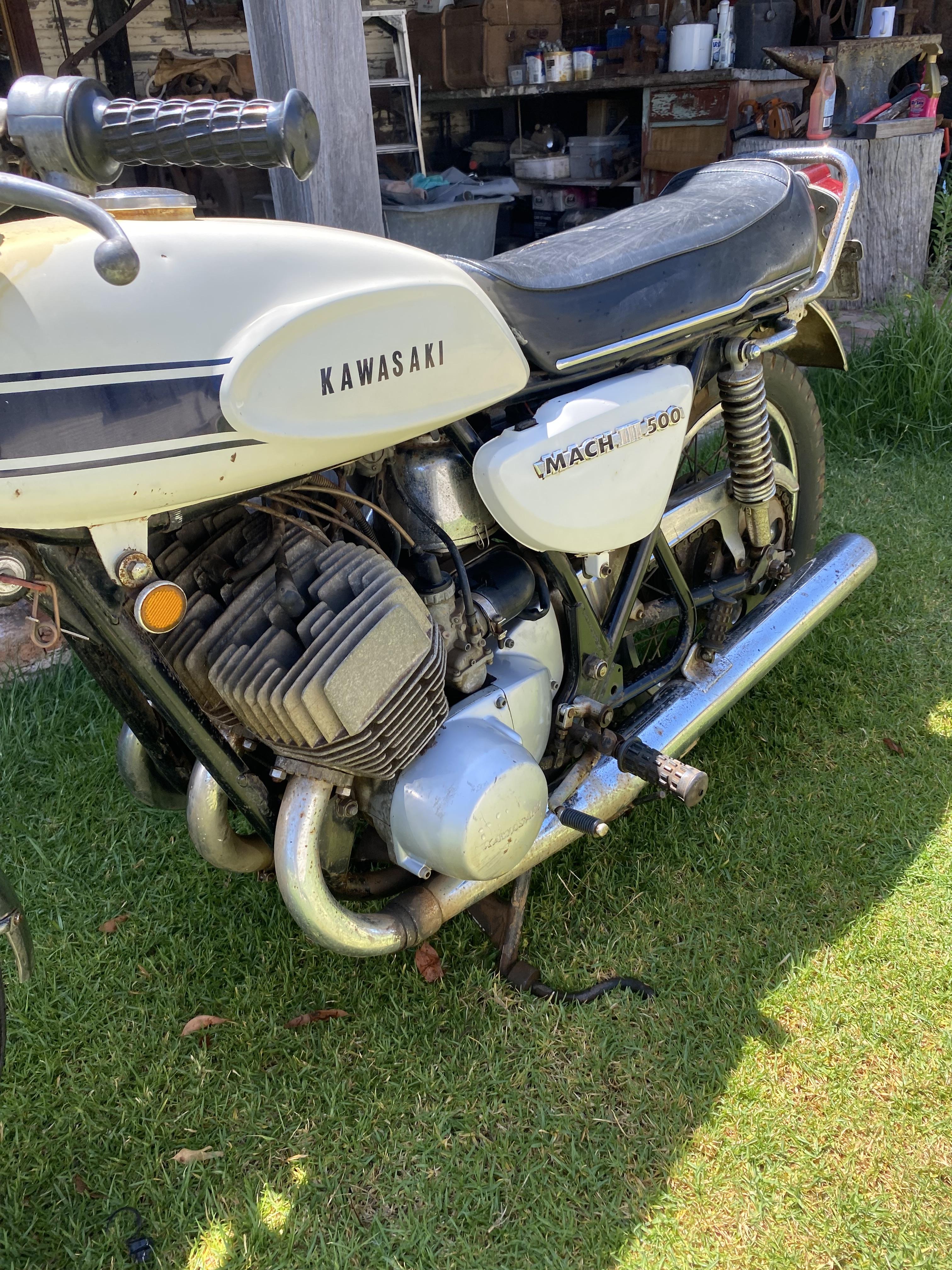 1969 KAWASAKI MACH III 500CC ROAD 