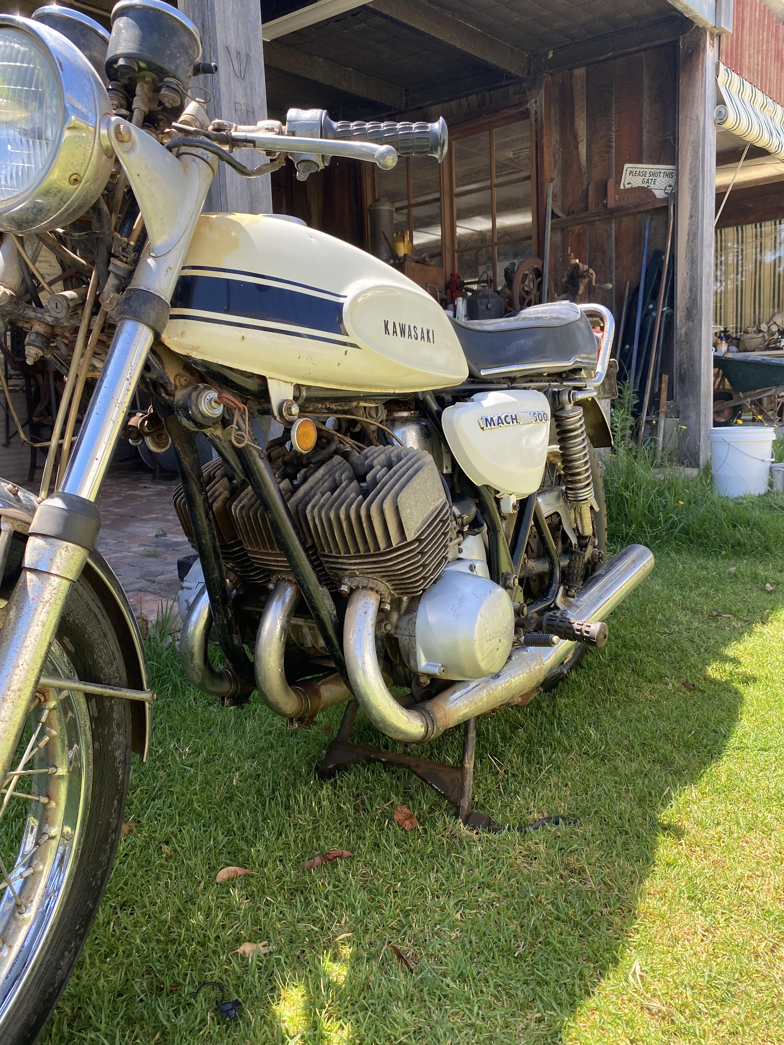 1969 KAWASAKI MACH III 500CC ROAD 