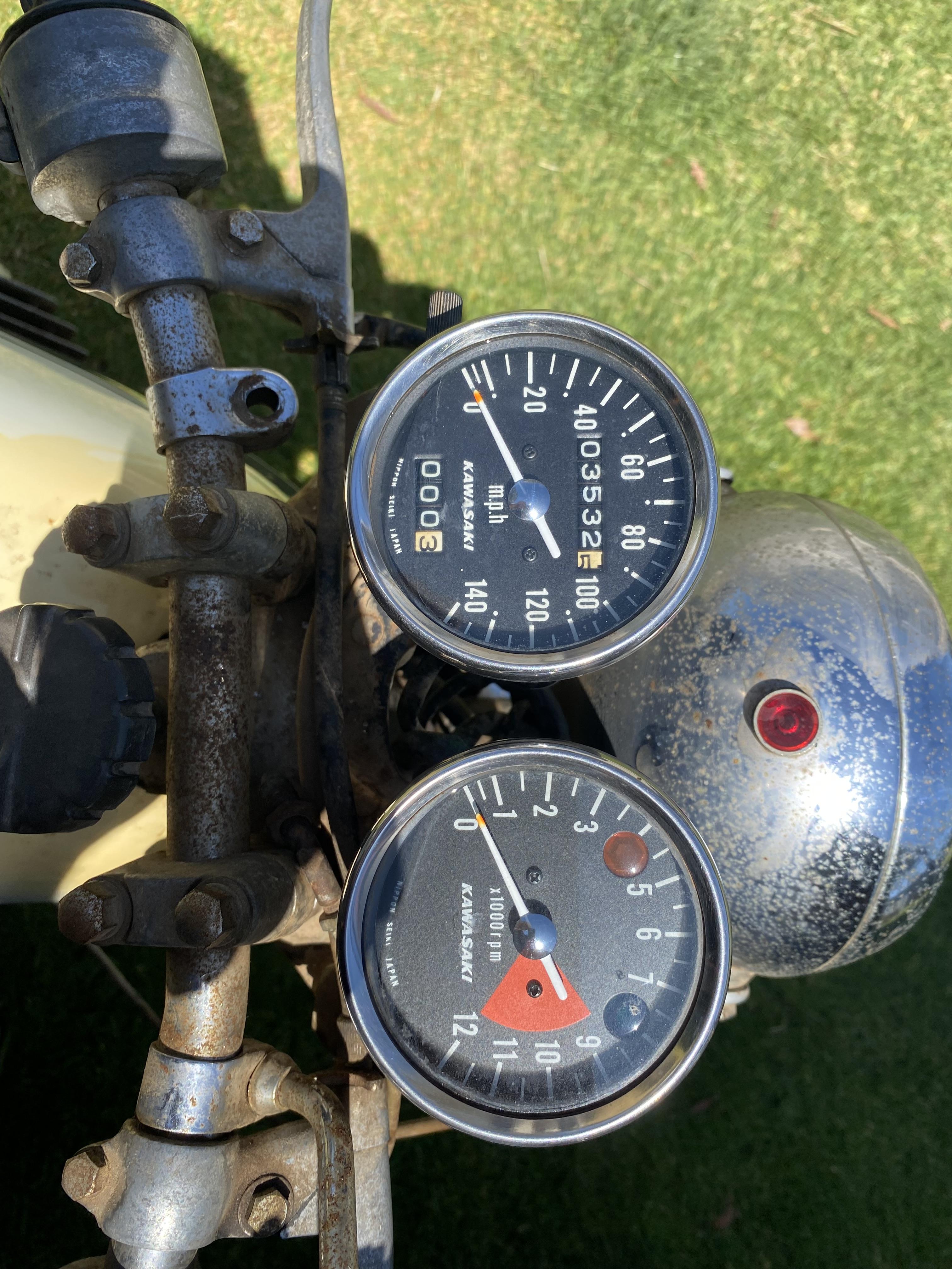 1969 KAWASAKI MACH III 500CC ROAD 