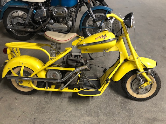 1951 CUSHMAN BARREL SPRING EAGLE SCOOTER
